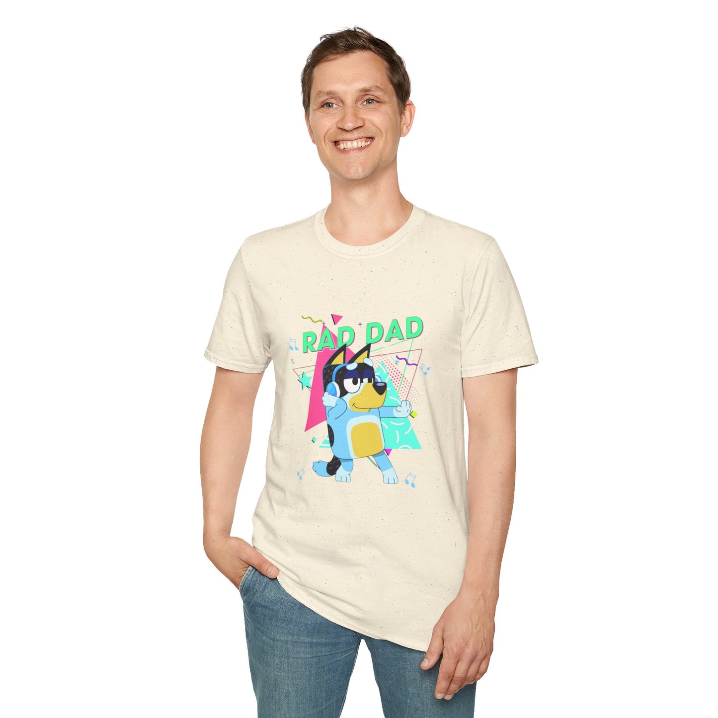 Bandit Rad Dad (Gildan) Unisex Softstyle T-Shirt