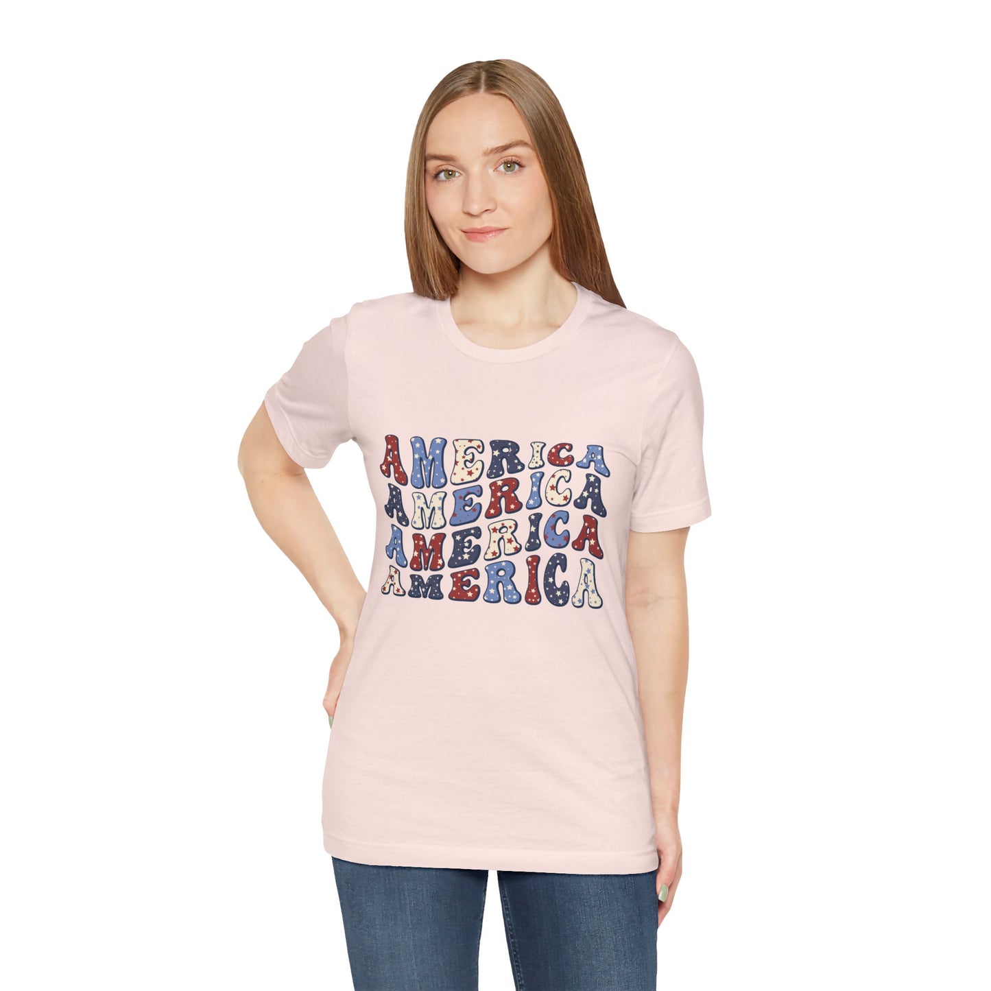 America America Unisex Jersey Short Sleeve Tee