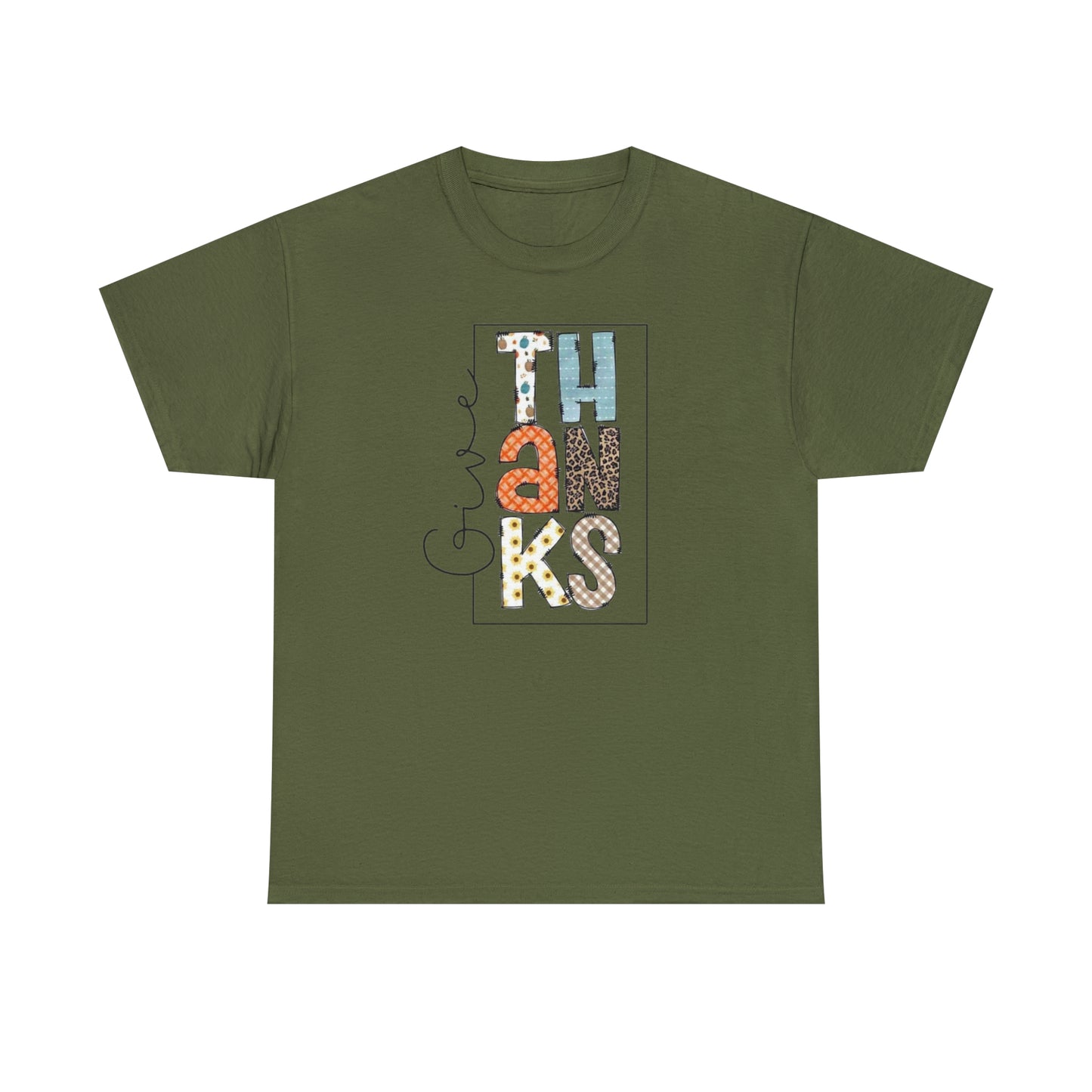 Give Thanks Unisex Heavy Cotton Tee