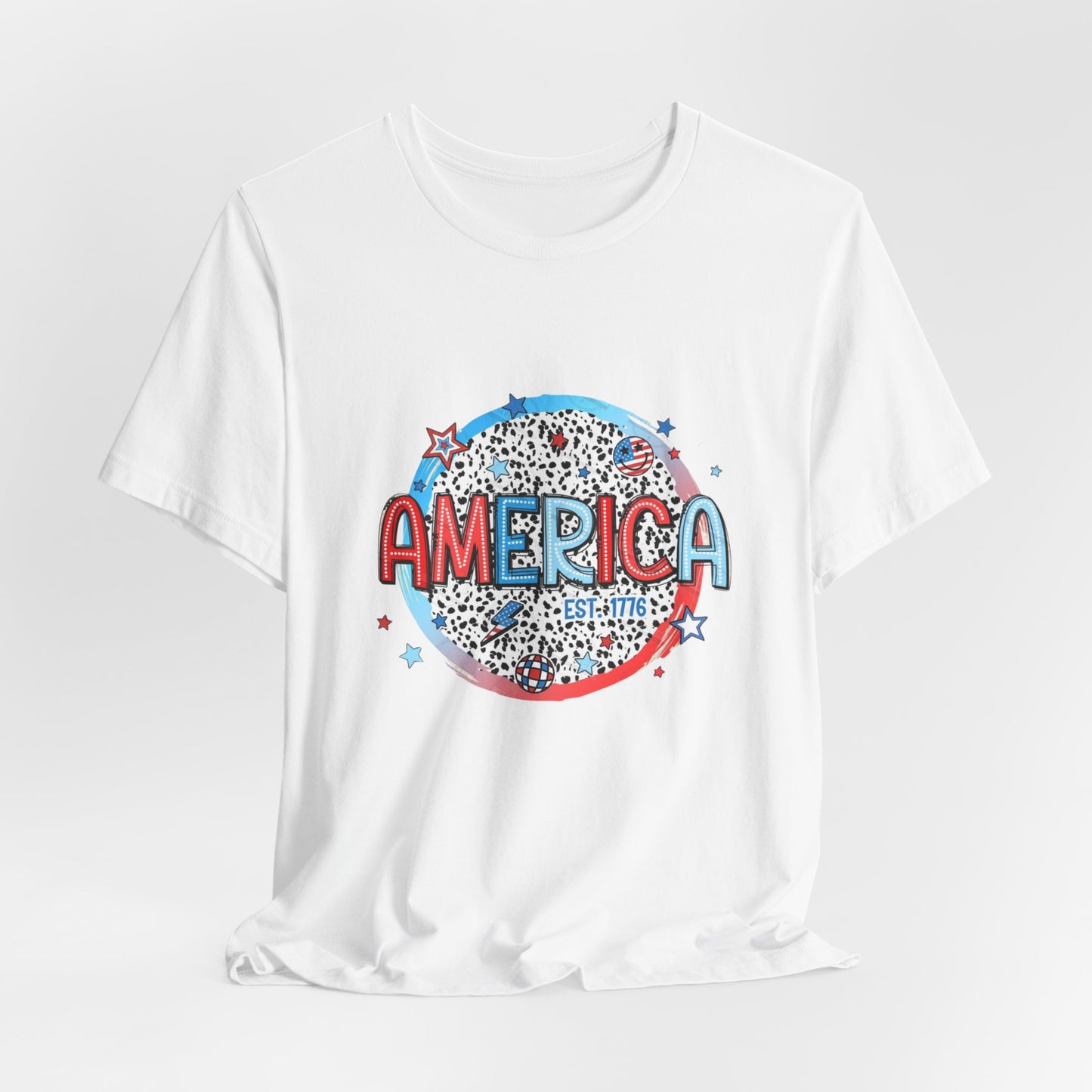 America Est 1776 Unisex Jersey Short Sleeve Tee