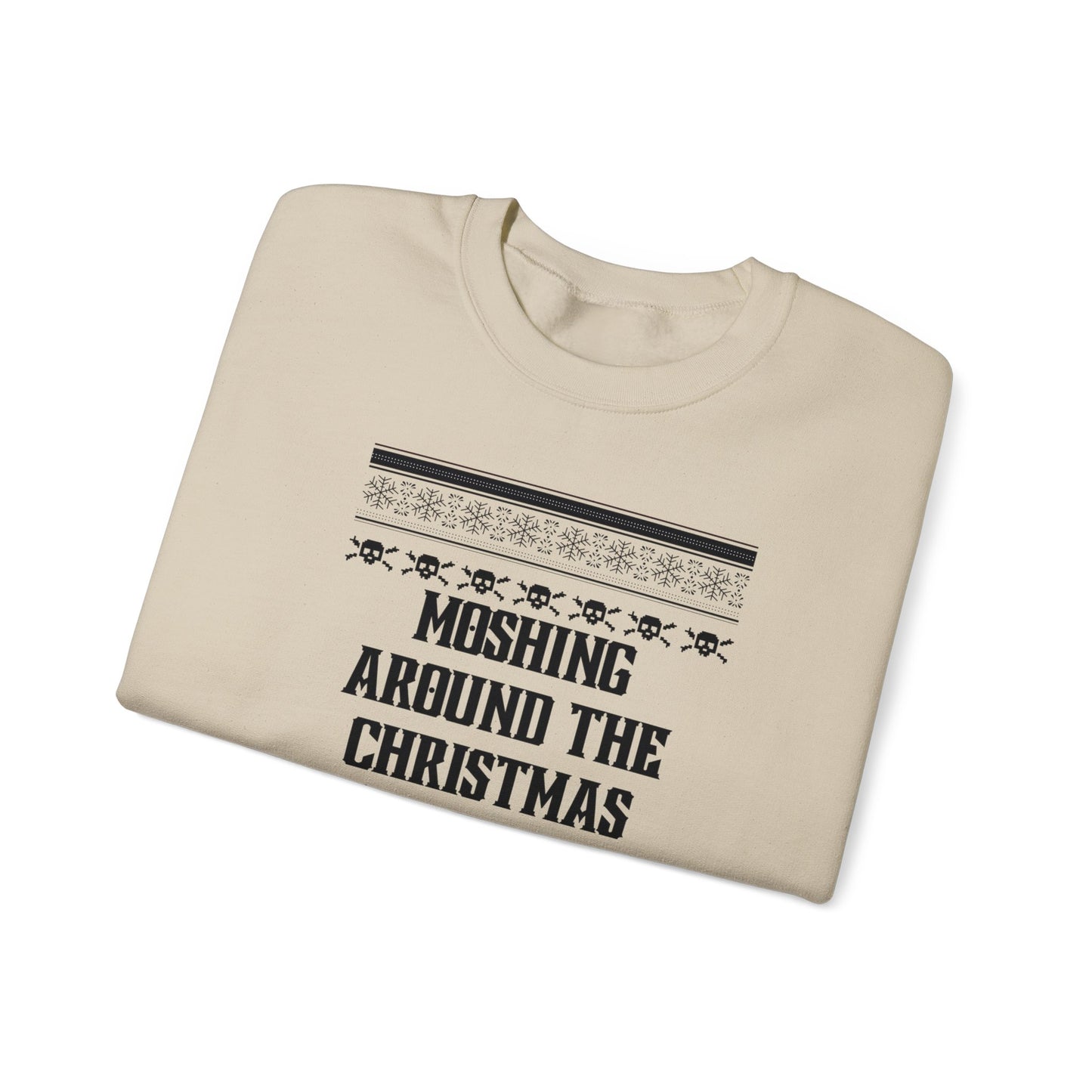 Moshing Around The Christmas Tree Unisex Heavy Blend™ Crewneck Sweatshirt