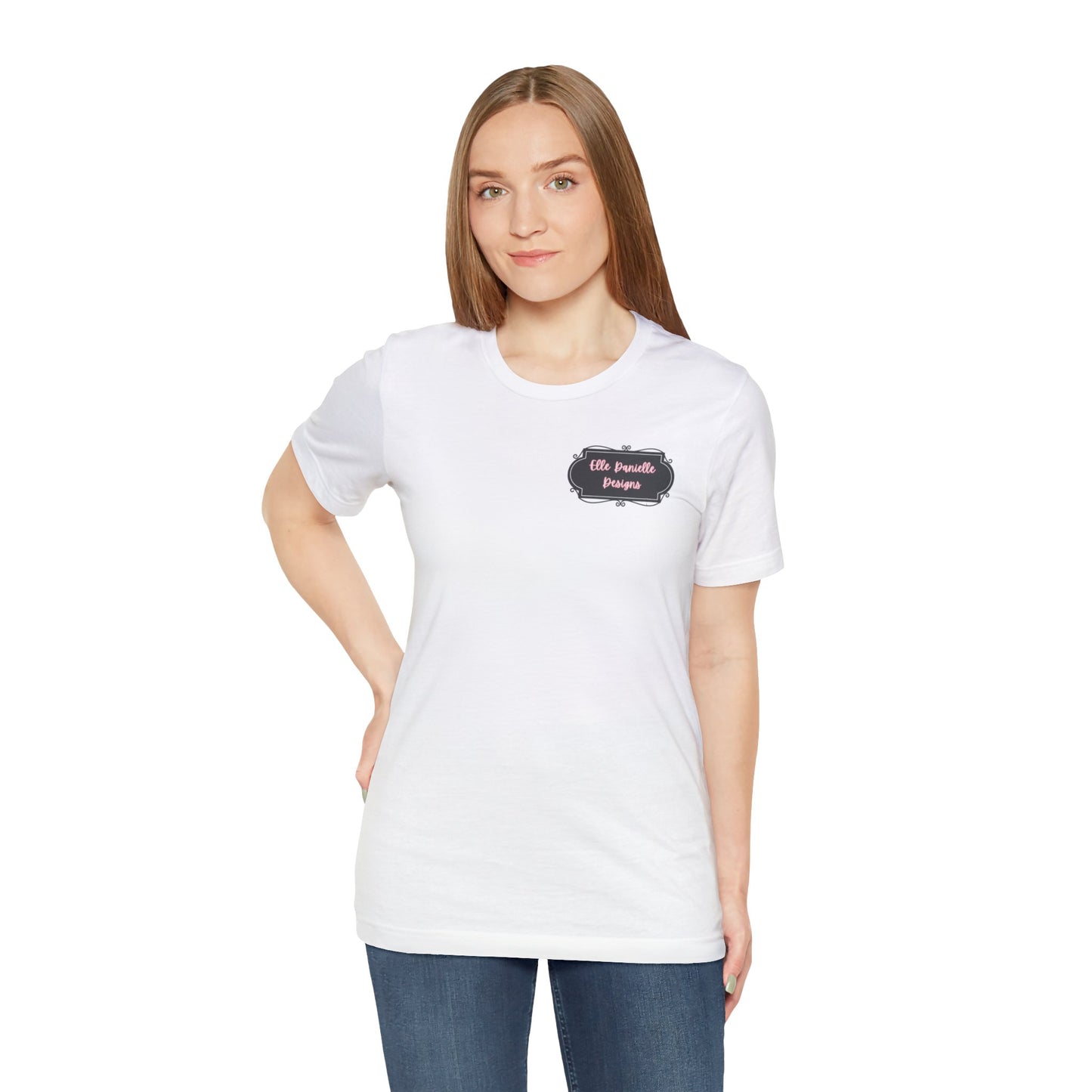 Elle Danielle Bow Design Unisex Jersey Short Sleeve Tee