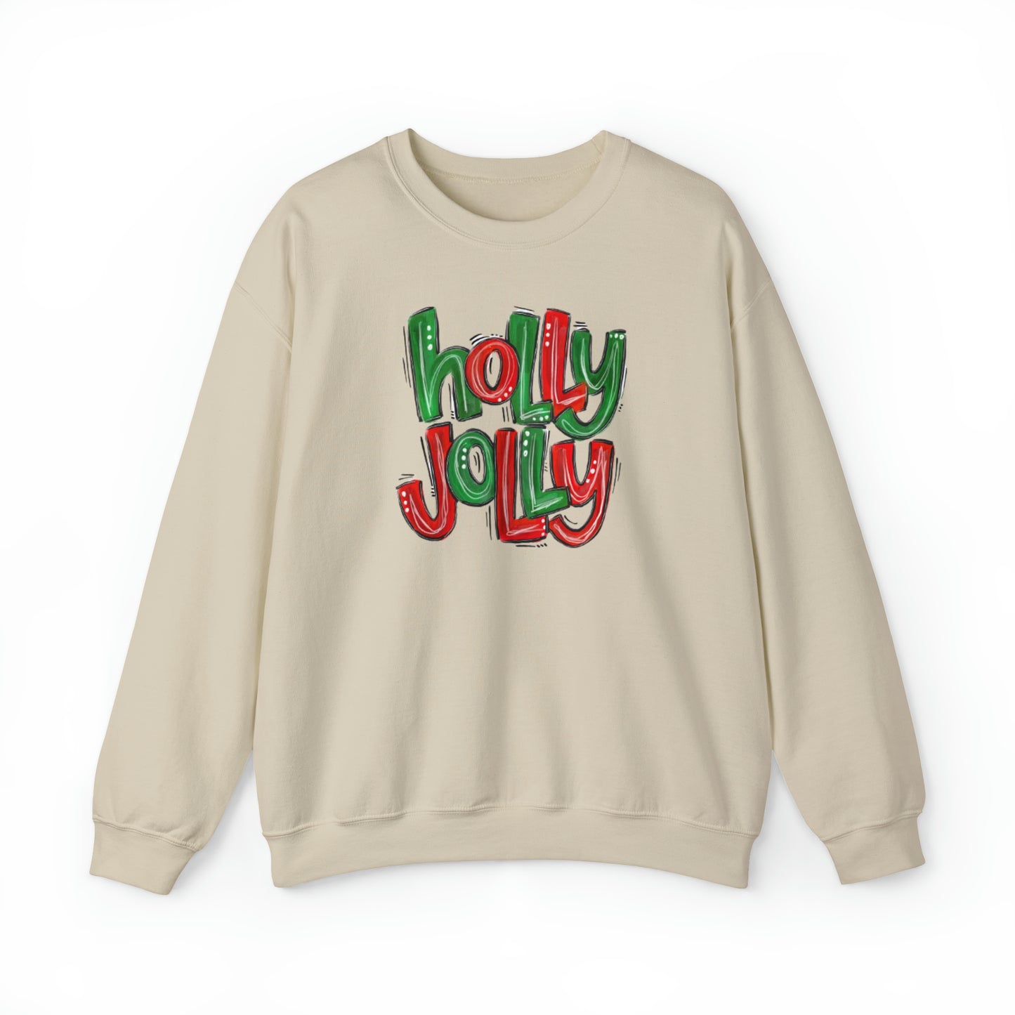 Holly Jolly Unisex Heavy Blend™ Crewneck Sweatshirt