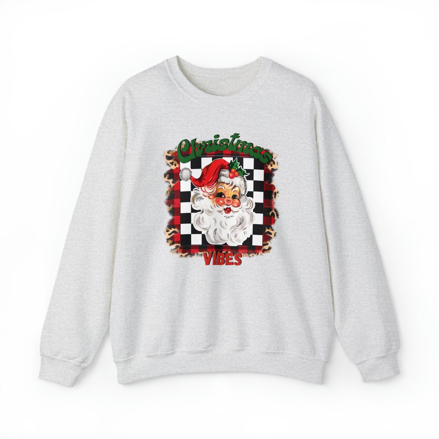 Christmas Vibes Santa Unisex Heavy Blend™ Crewneck Sweatshirt