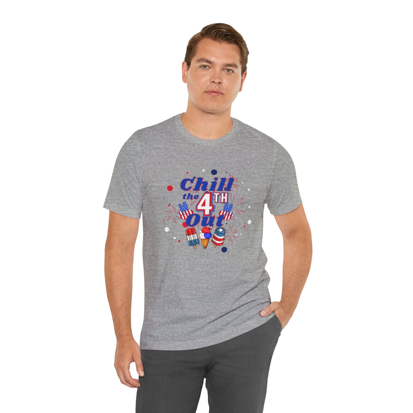 Chill the 4th Out Unisex Jersey Short Sleeve Tee