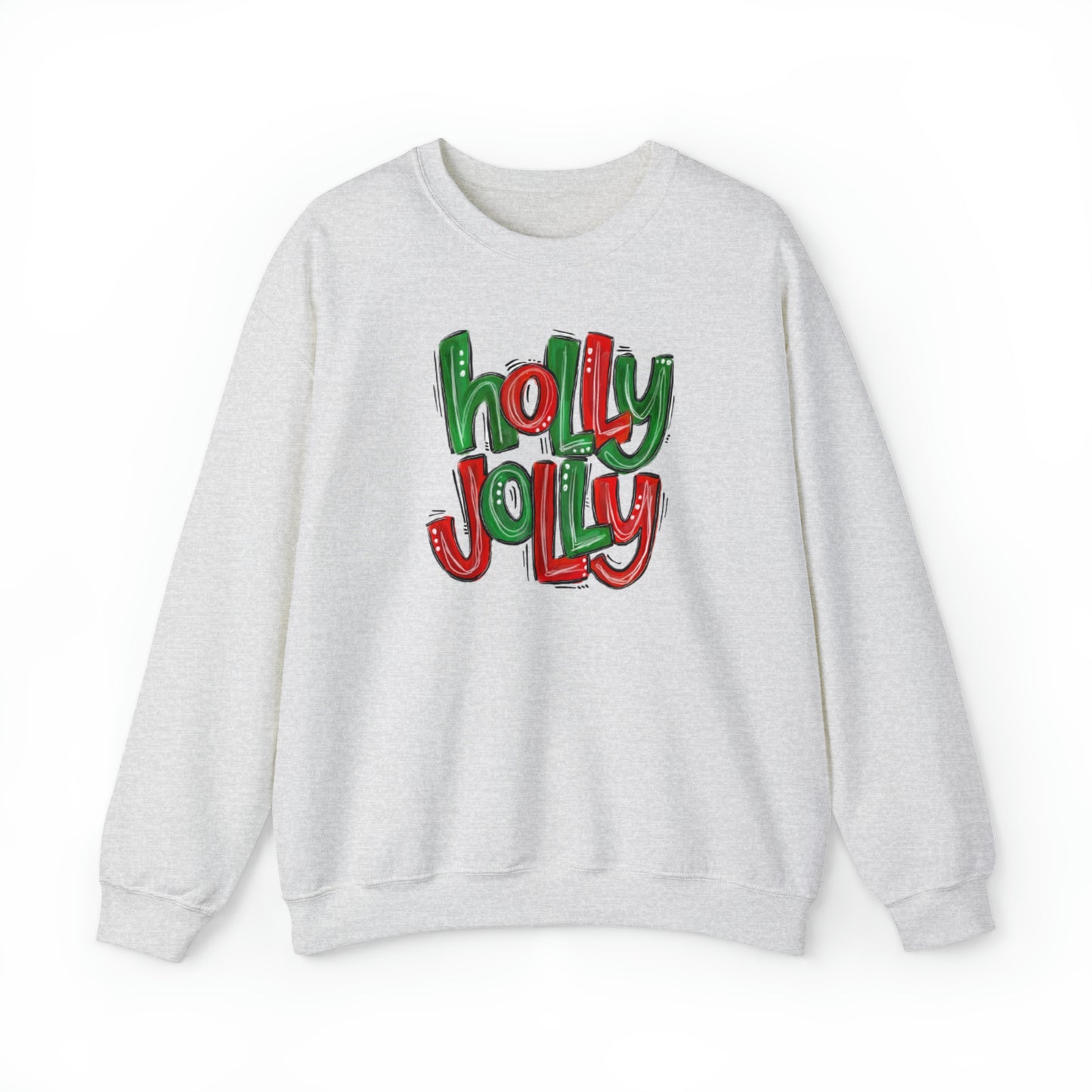 Holly Jolly Unisex Heavy Blend™ Crewneck Sweatshirt