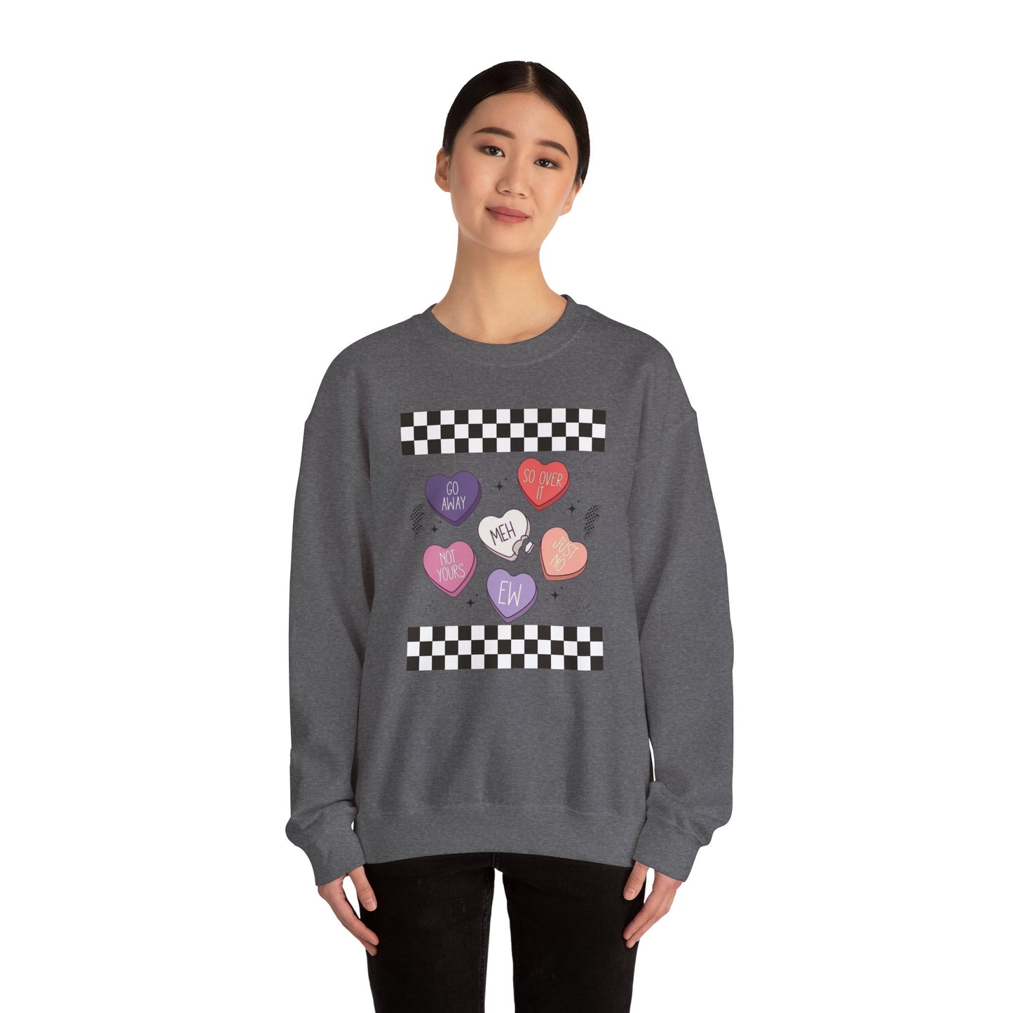 Anti-Valentine Unisex Heavy Blend™ Crewneck Sweatshirt