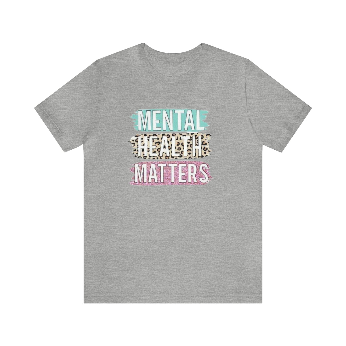 Mental Health Matters Unisex Jersey Short Sleeve Tee