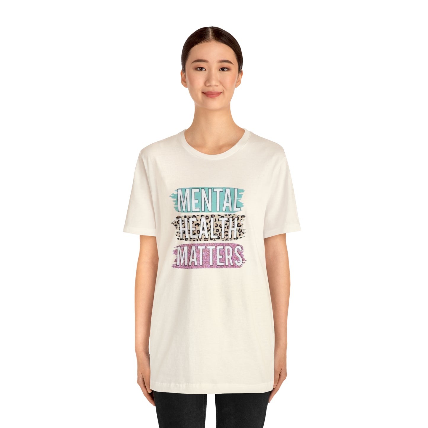 Mental Health Matters Unisex Jersey Short Sleeve Tee