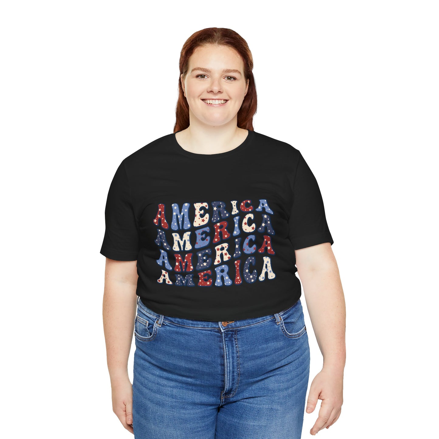 America America Unisex Jersey Short Sleeve Tee