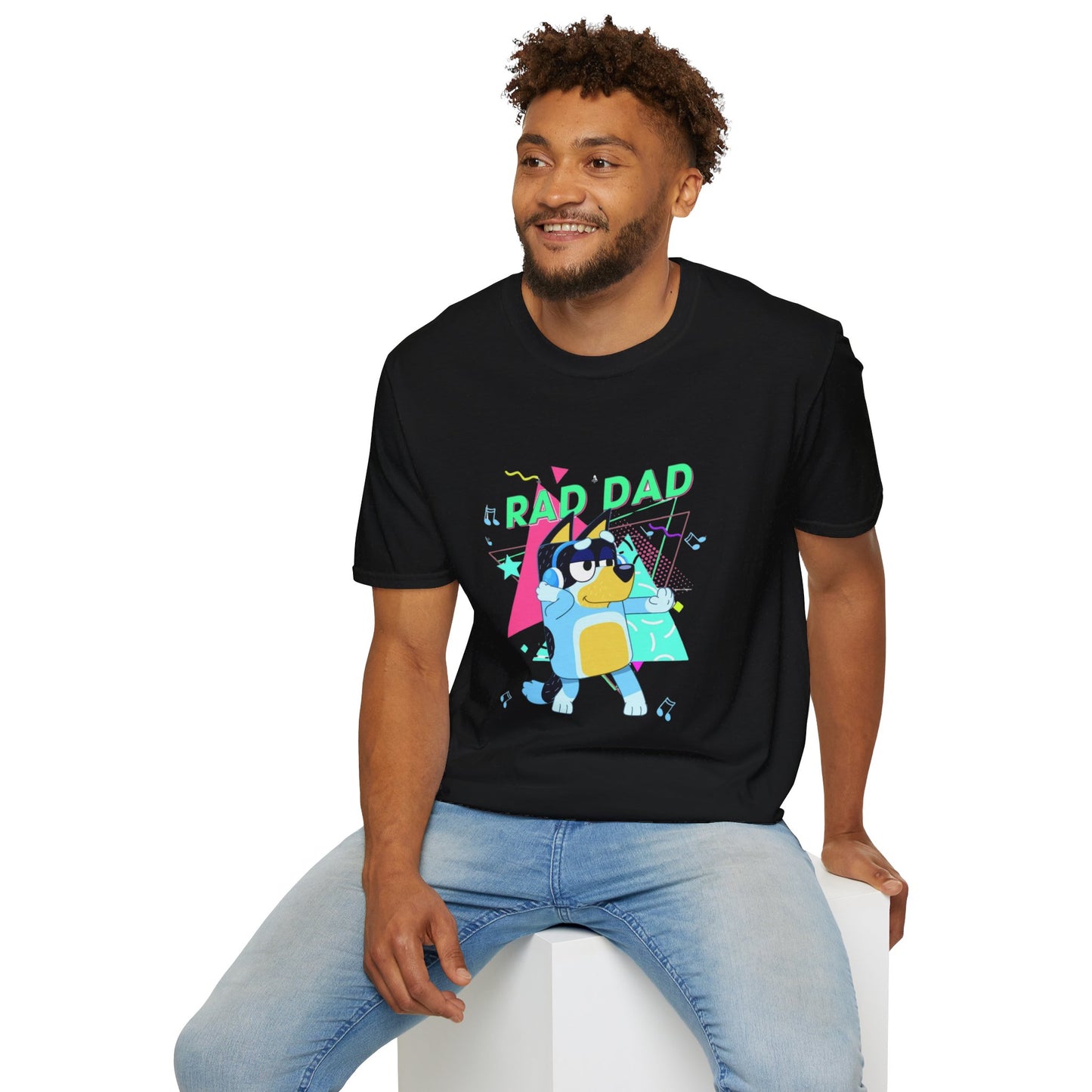 Bandit Rad Dad (Gildan) Unisex Softstyle T-Shirt