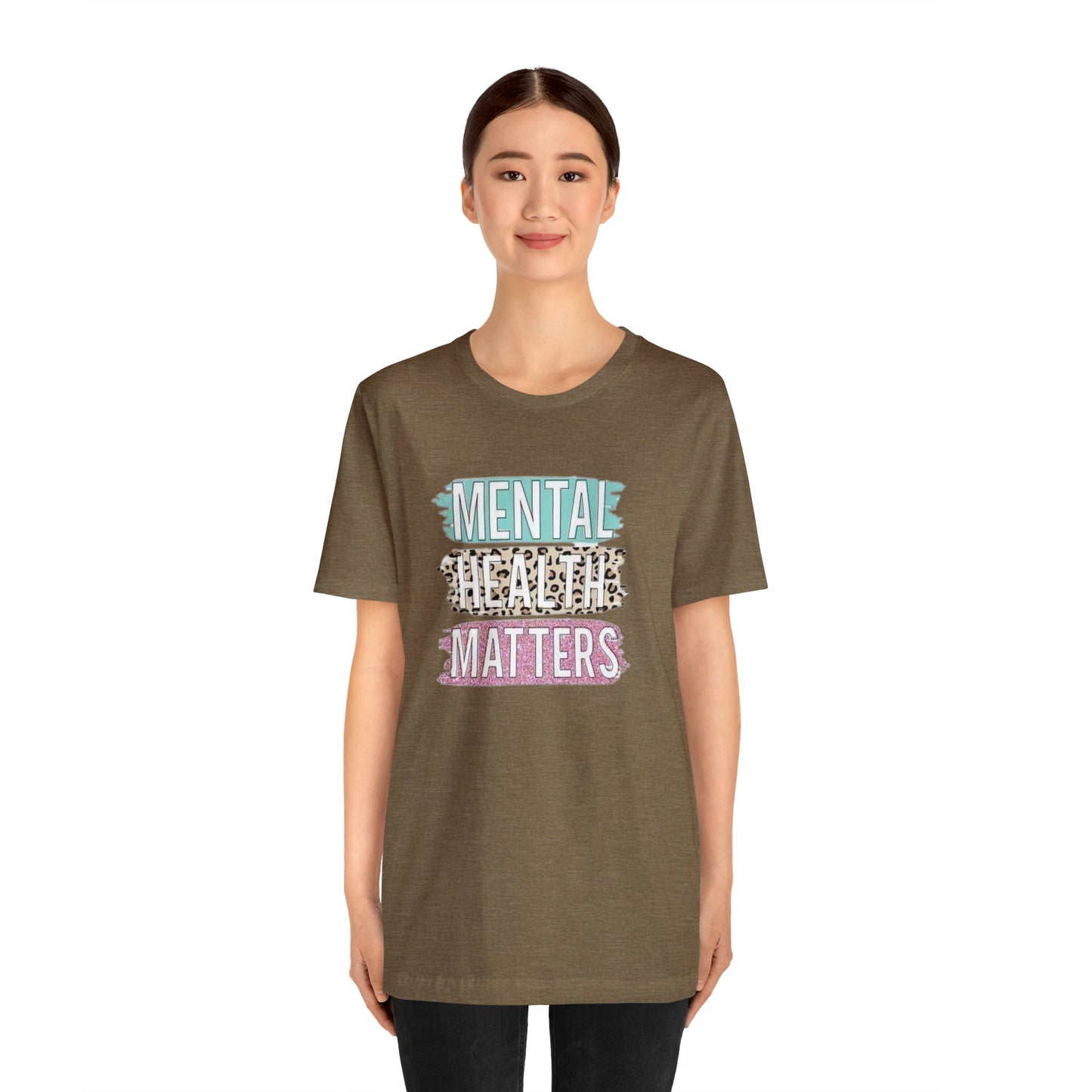 Mental Health Matters Unisex Jersey Short Sleeve Tee