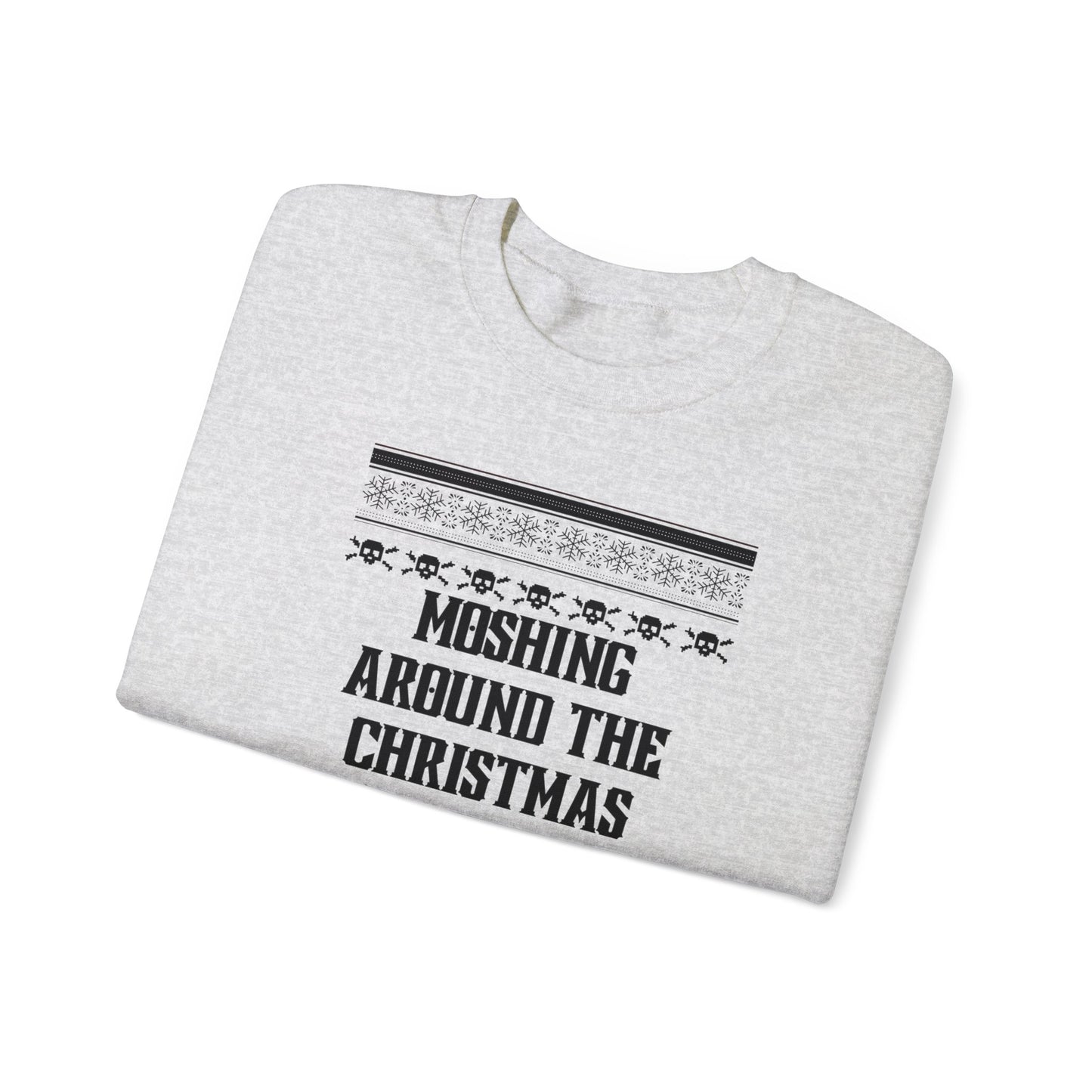 Moshing Around The Christmas Tree Unisex Heavy Blend™ Crewneck Sweatshirt