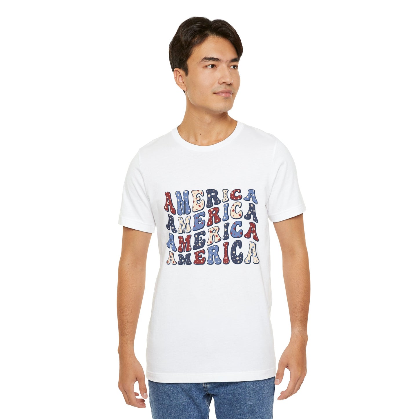 America America Unisex Jersey Short Sleeve Tee