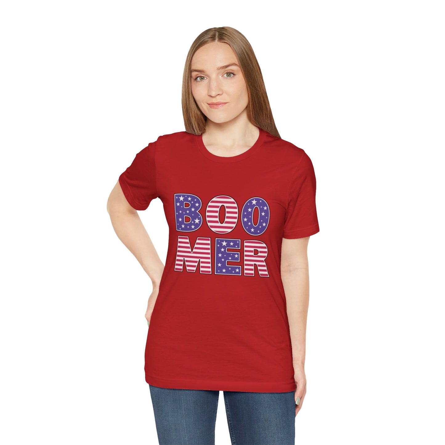 Patriotic Boomer Unisex Jersey Short Sleeve Tee