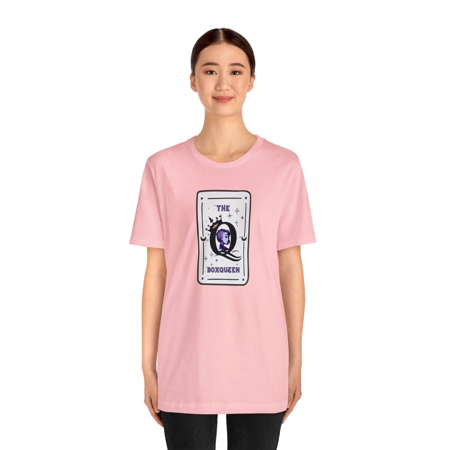 The BoxQueen Tarot Card Unisex Jersey Short Sleeve Tee