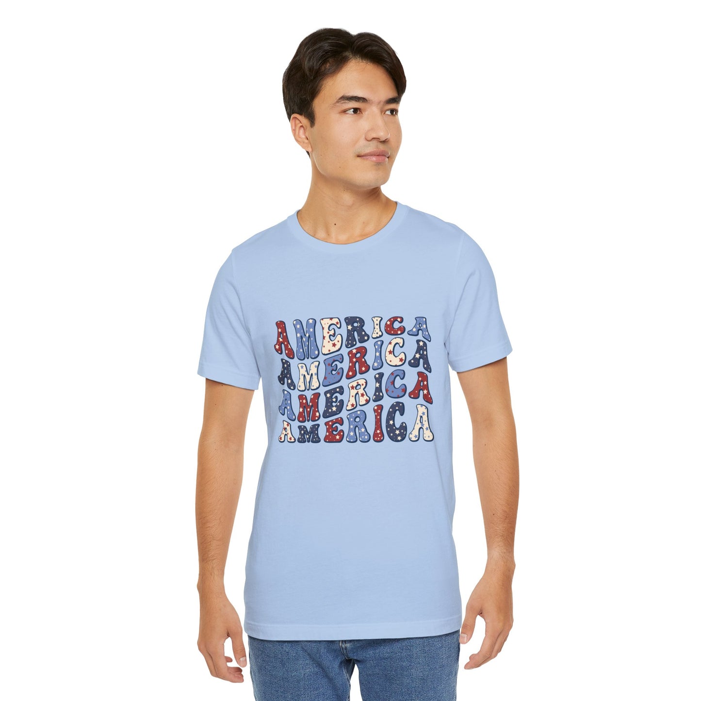 America America Unisex Jersey Short Sleeve Tee