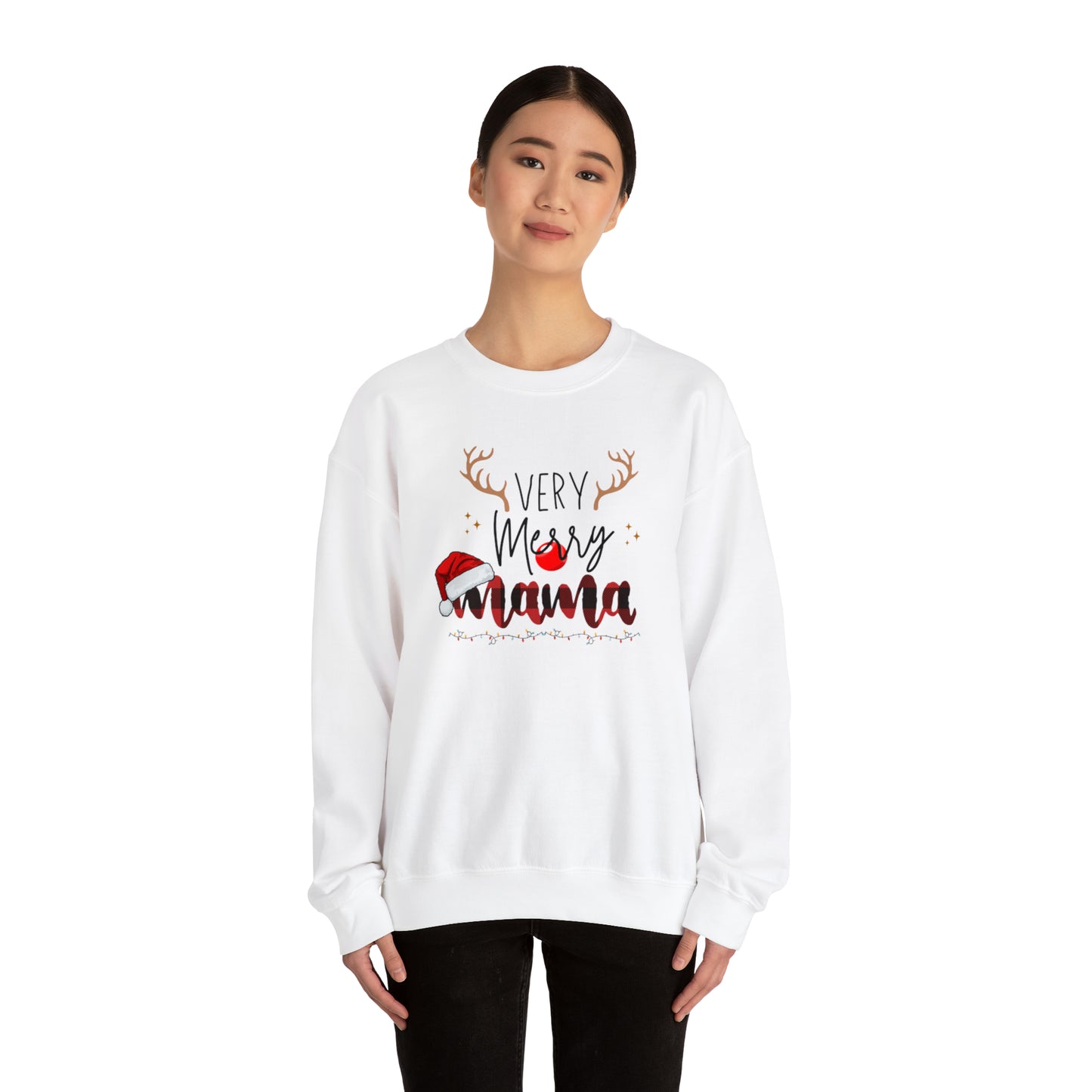 Very Merry Mama Unisex Heavy Blend™ Crewneck Sweatshirt