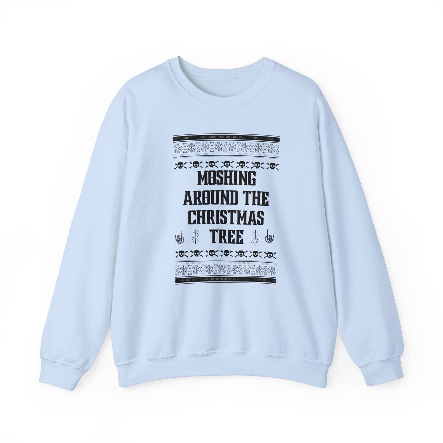 Moshing Around The Christmas Tree Unisex Heavy Blend™ Crewneck Sweatshirt