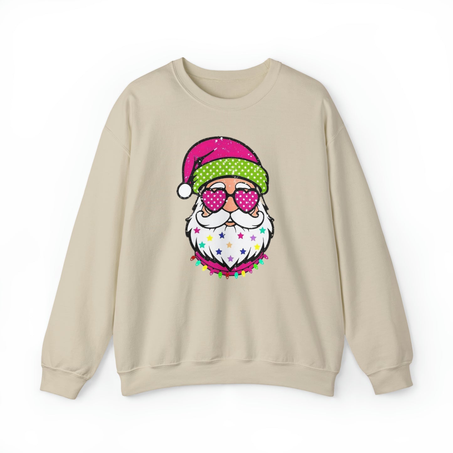 Colorful Santa Unisex Heavy Blend™ Crewneck Sweatshirt