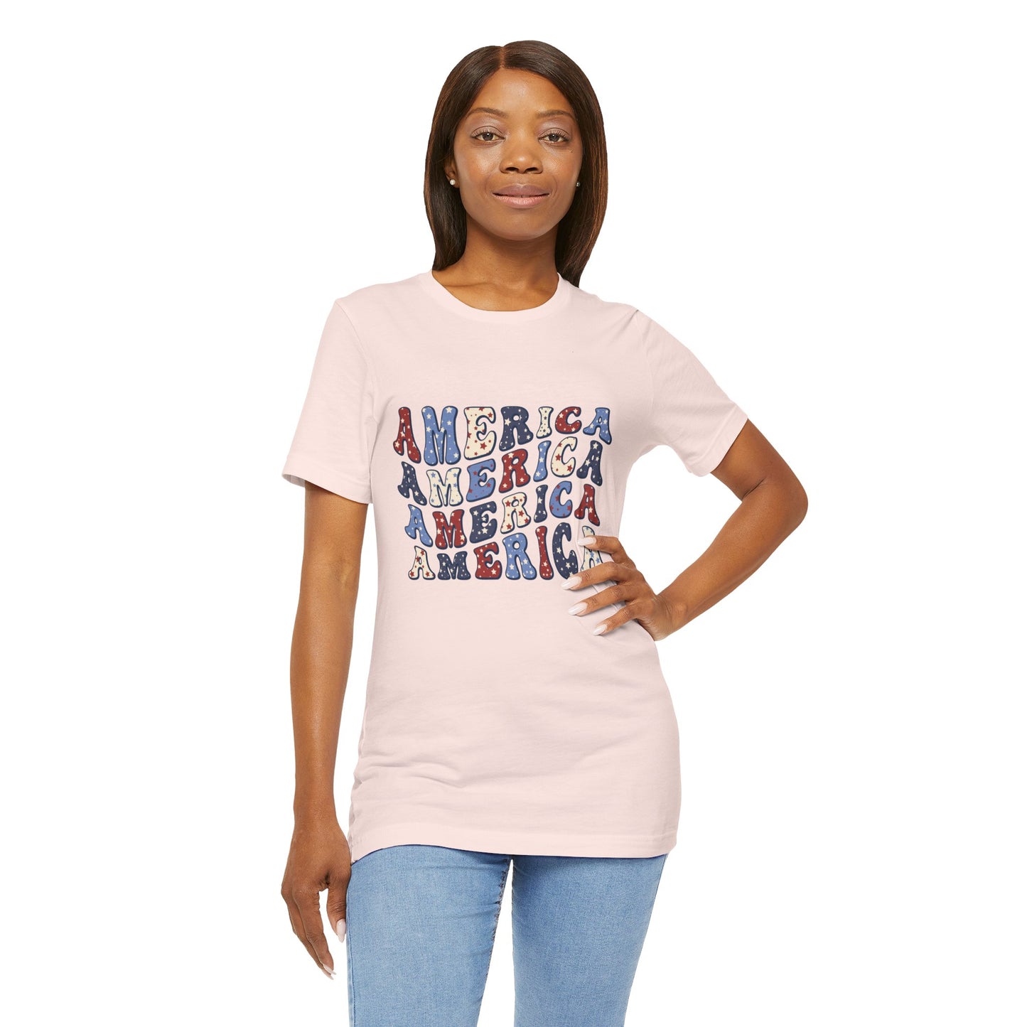 America America Unisex Jersey Short Sleeve Tee