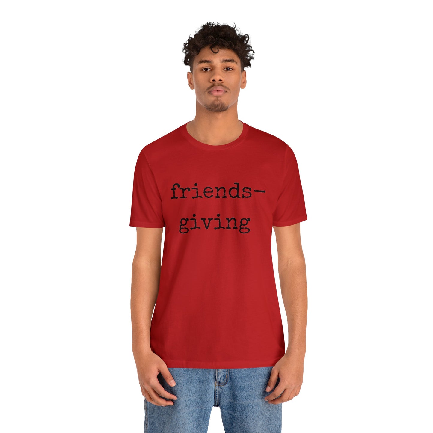 Friendsgiving Unisex Jersey Short Sleeve Tee