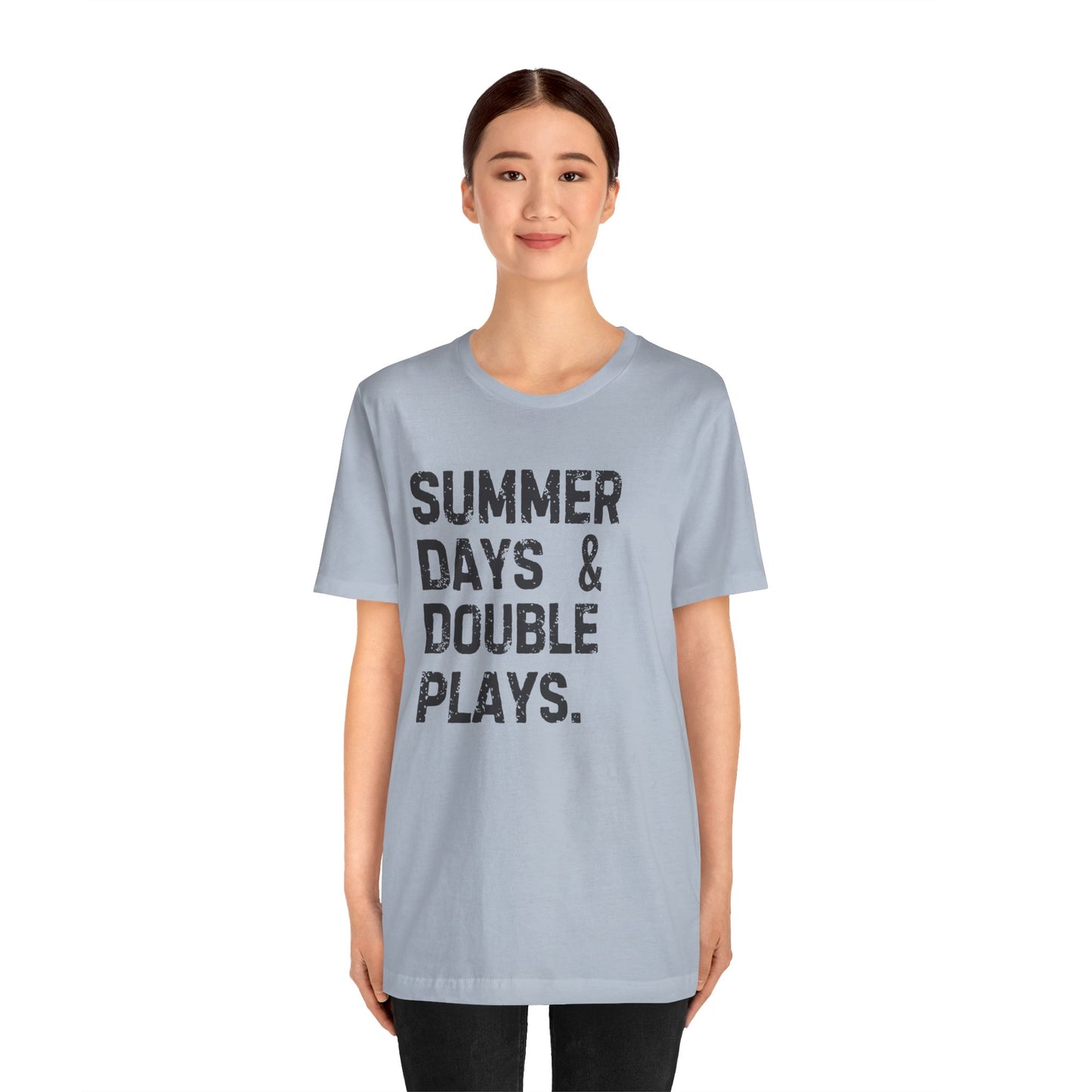 Summer Days & Double Plays Unisex Jersey Short Sleeve Tee