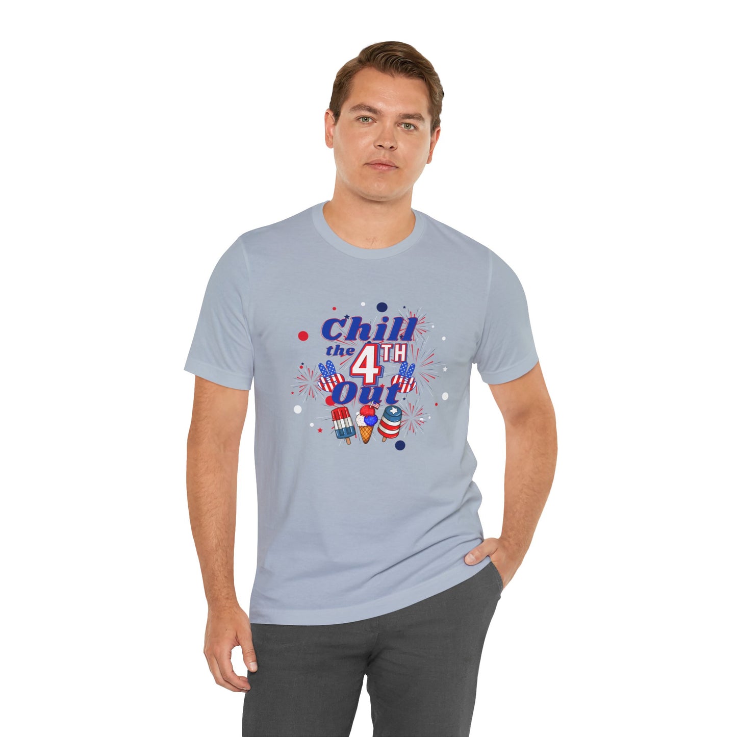 Chill the 4th Out Unisex Jersey Short Sleeve Tee