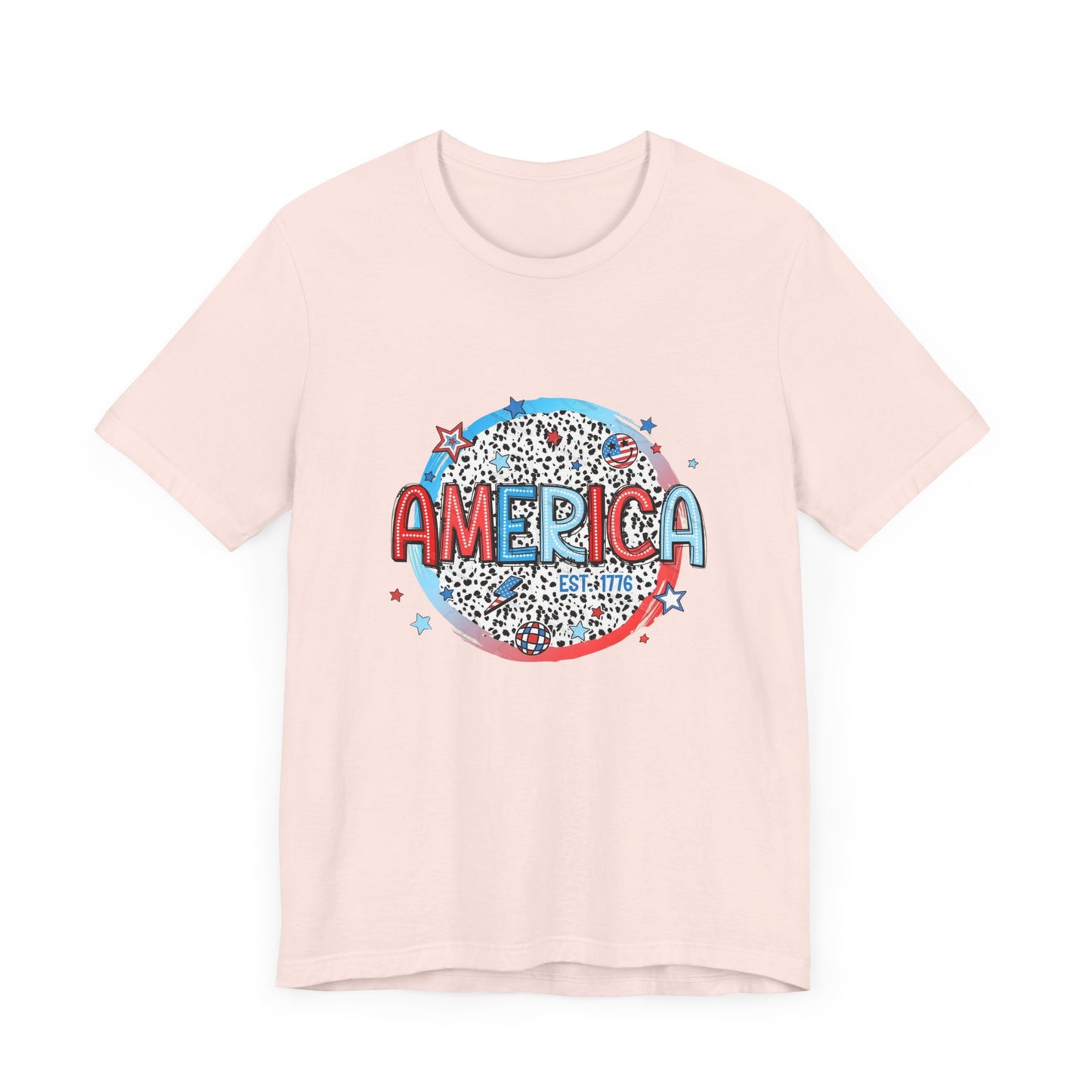 America Est 1776 Unisex Jersey Short Sleeve Tee