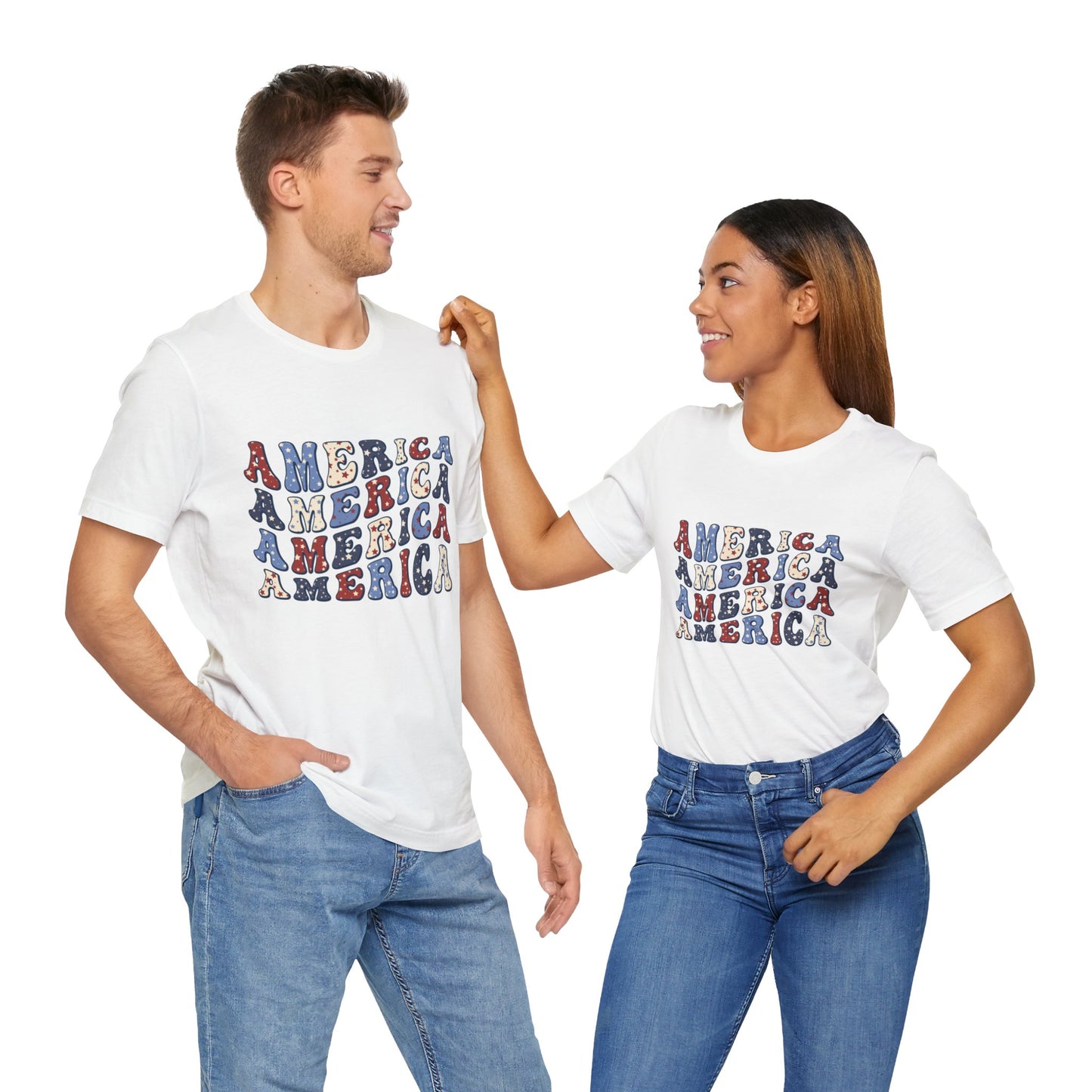 America America Unisex Jersey Short Sleeve Tee