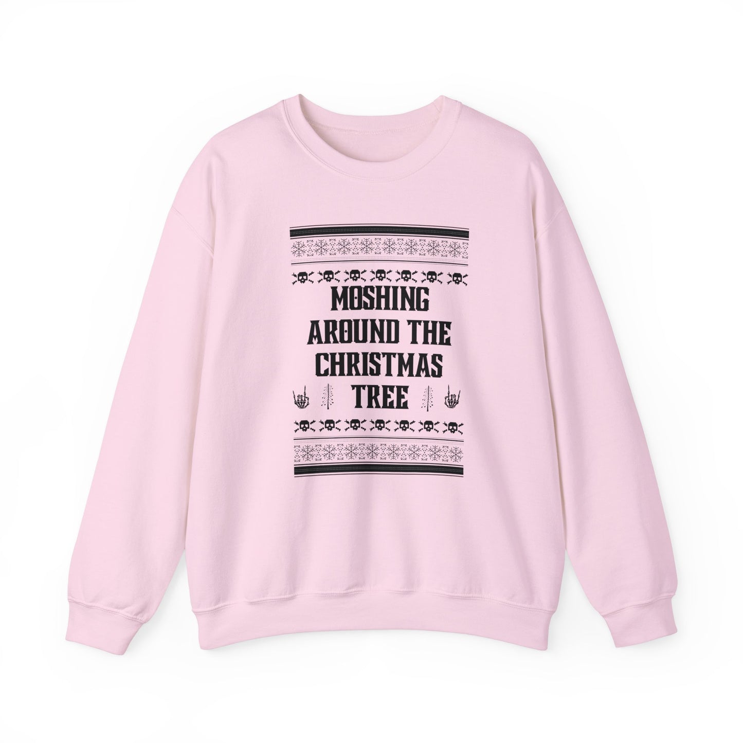 Moshing Around The Christmas Tree Unisex Heavy Blend™ Crewneck Sweatshirt