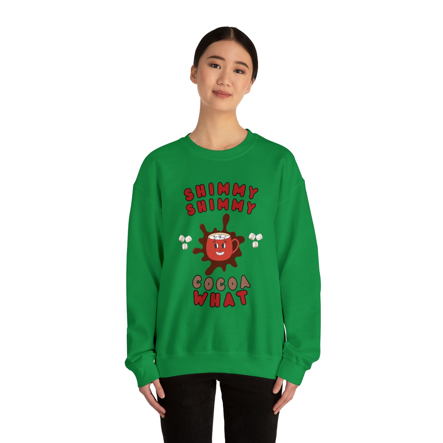 Shimmy Shimmy CoCoa What Unisex Heavy Blend™ Crewneck Sweatshirt