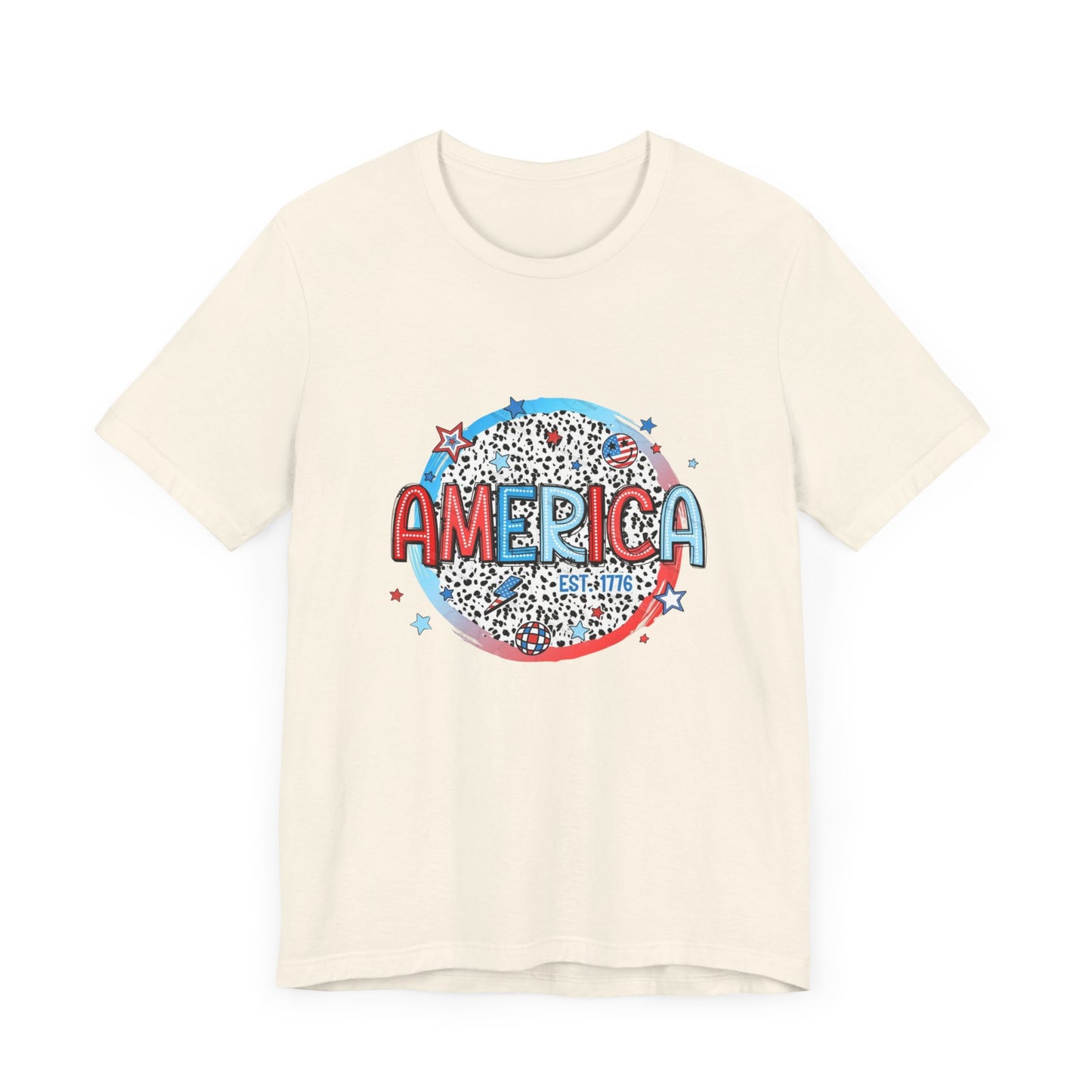 America Est 1776 Unisex Jersey Short Sleeve Tee