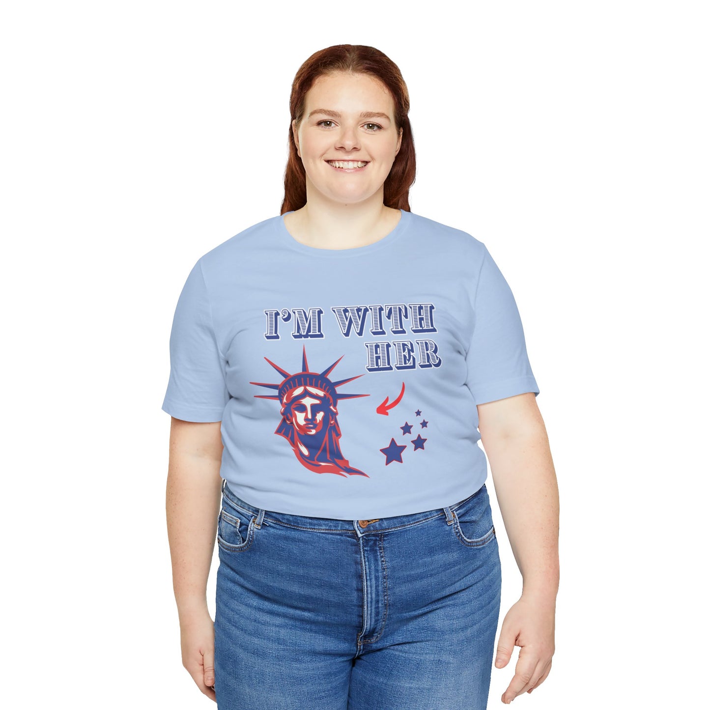 I’m With Her Unisex Jersey Short Sleeve Tee