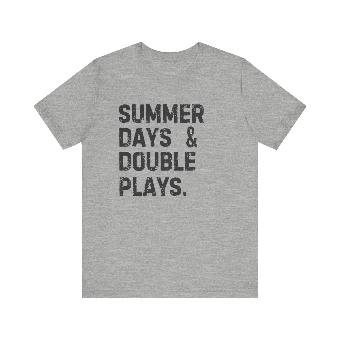 Summer Days & Double Plays Unisex Jersey Short Sleeve Tee