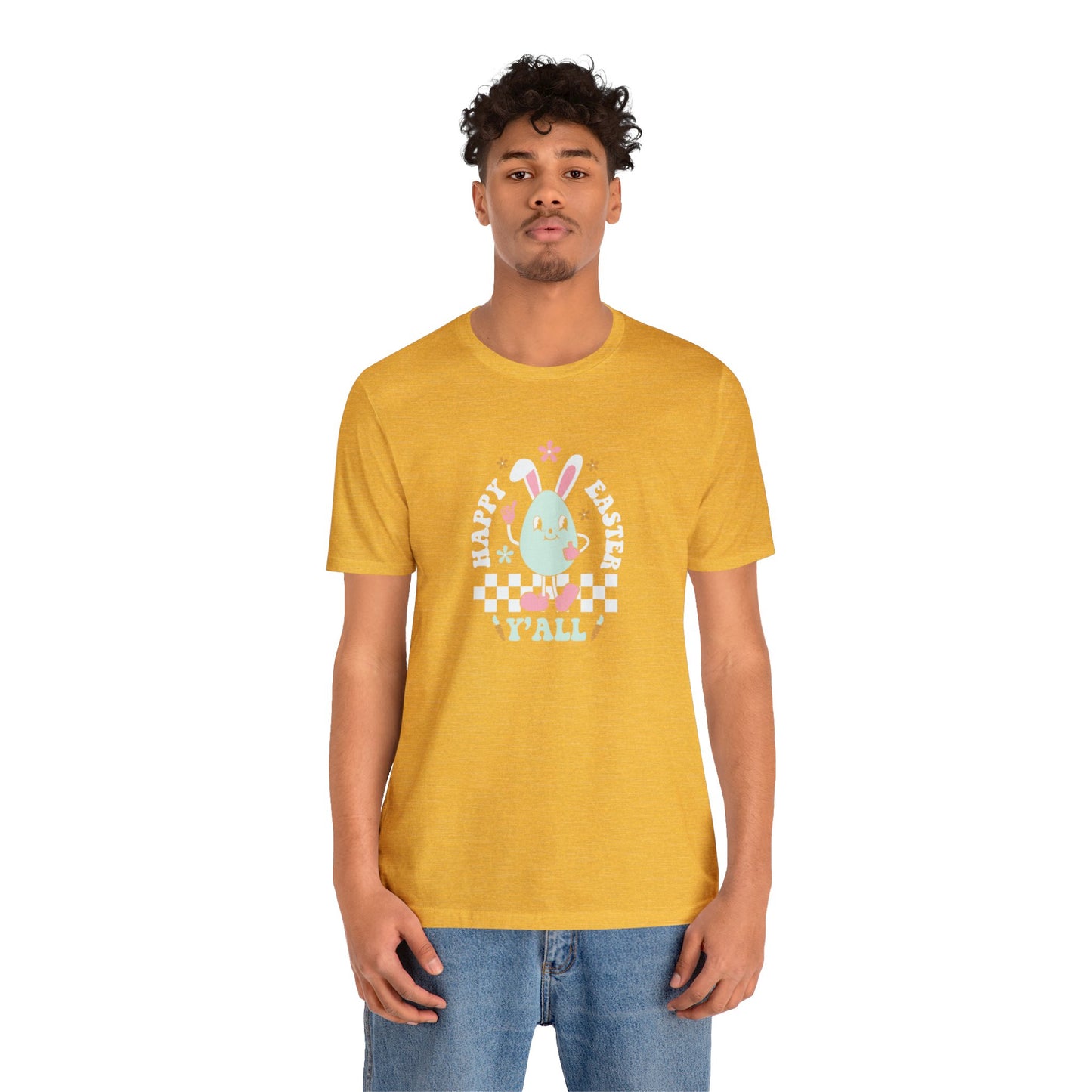 Happy Easter Y’all Unisex Jersey Short Sleeve Tee