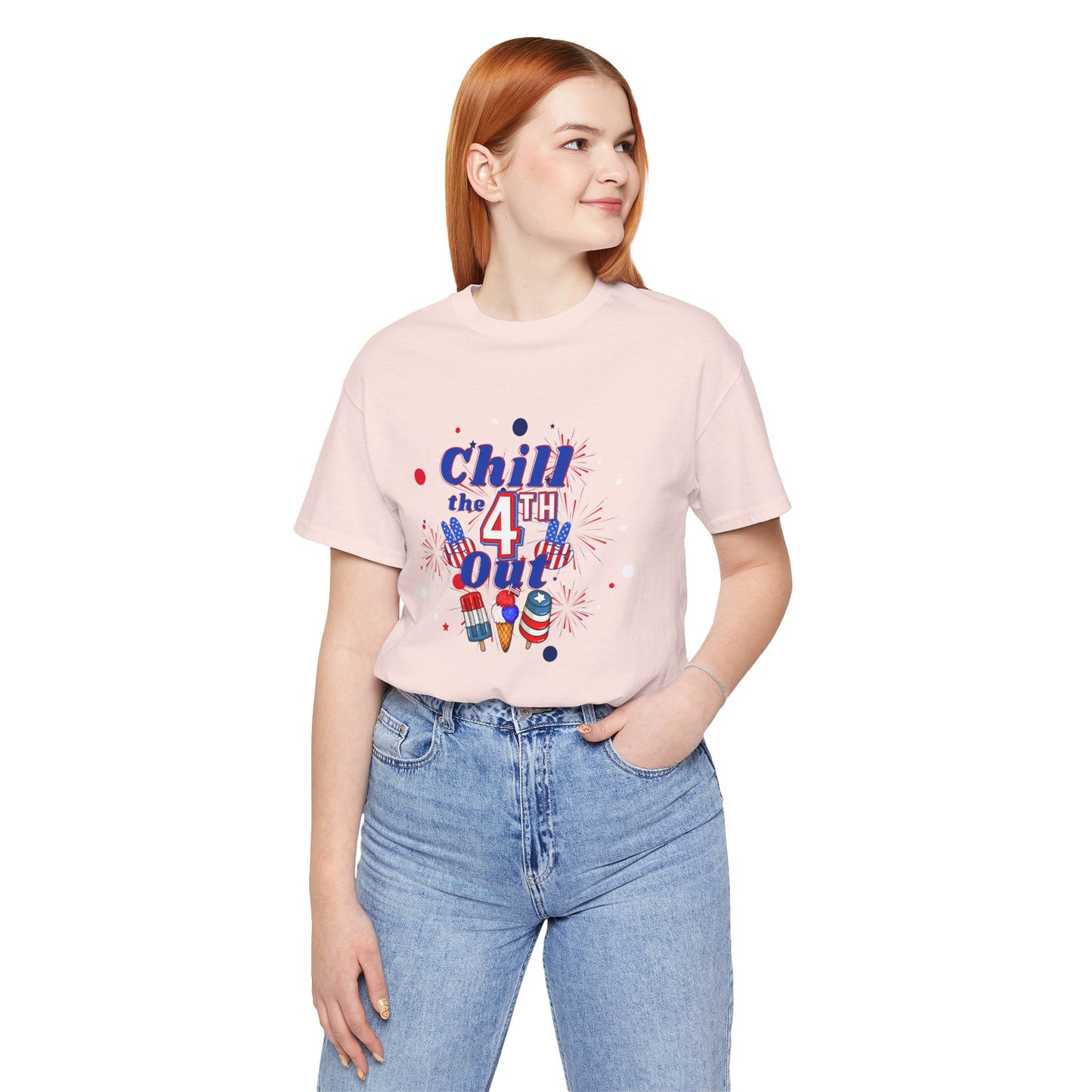 Chill the 4th Out Unisex Jersey Short Sleeve Tee