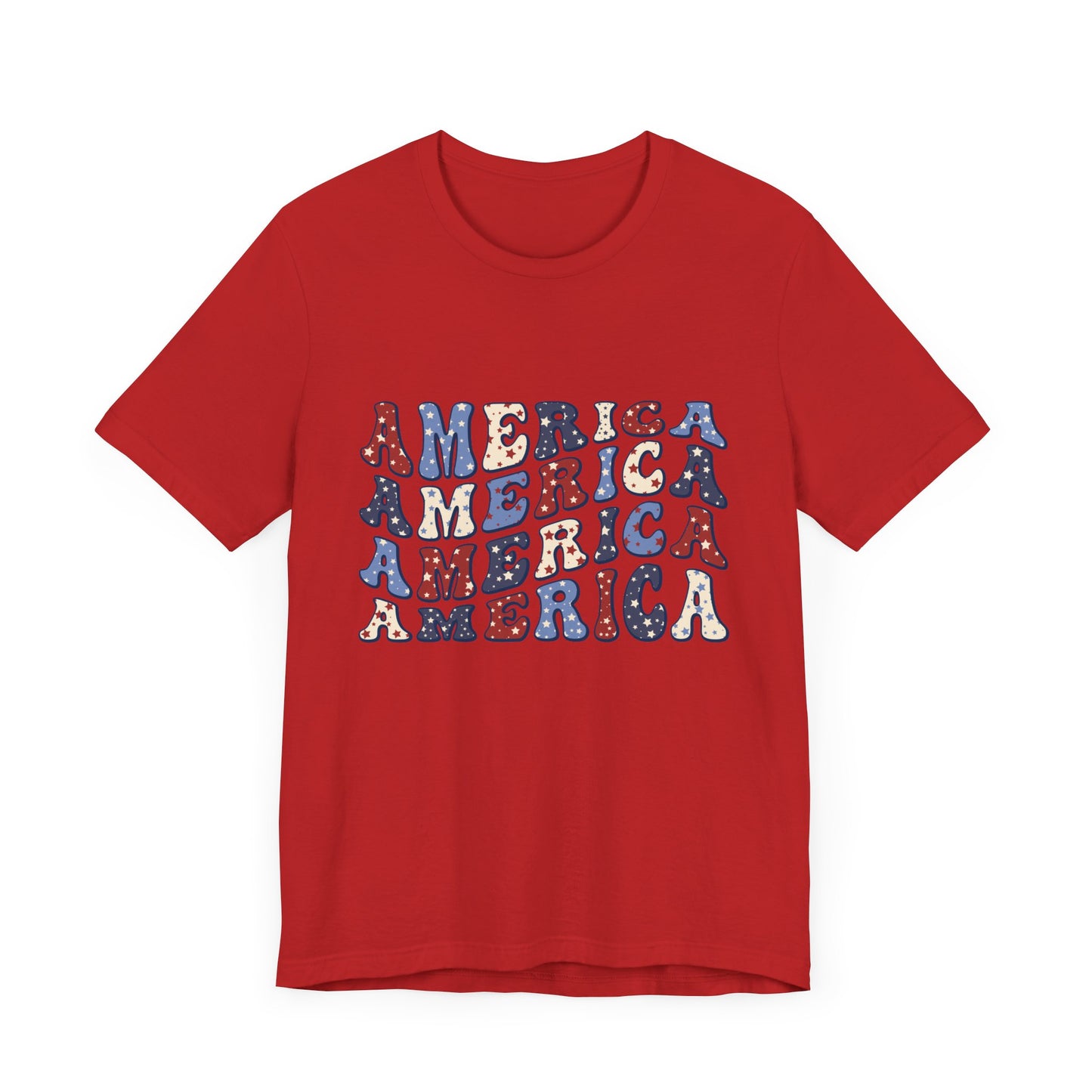 America America Unisex Jersey Short Sleeve Tee