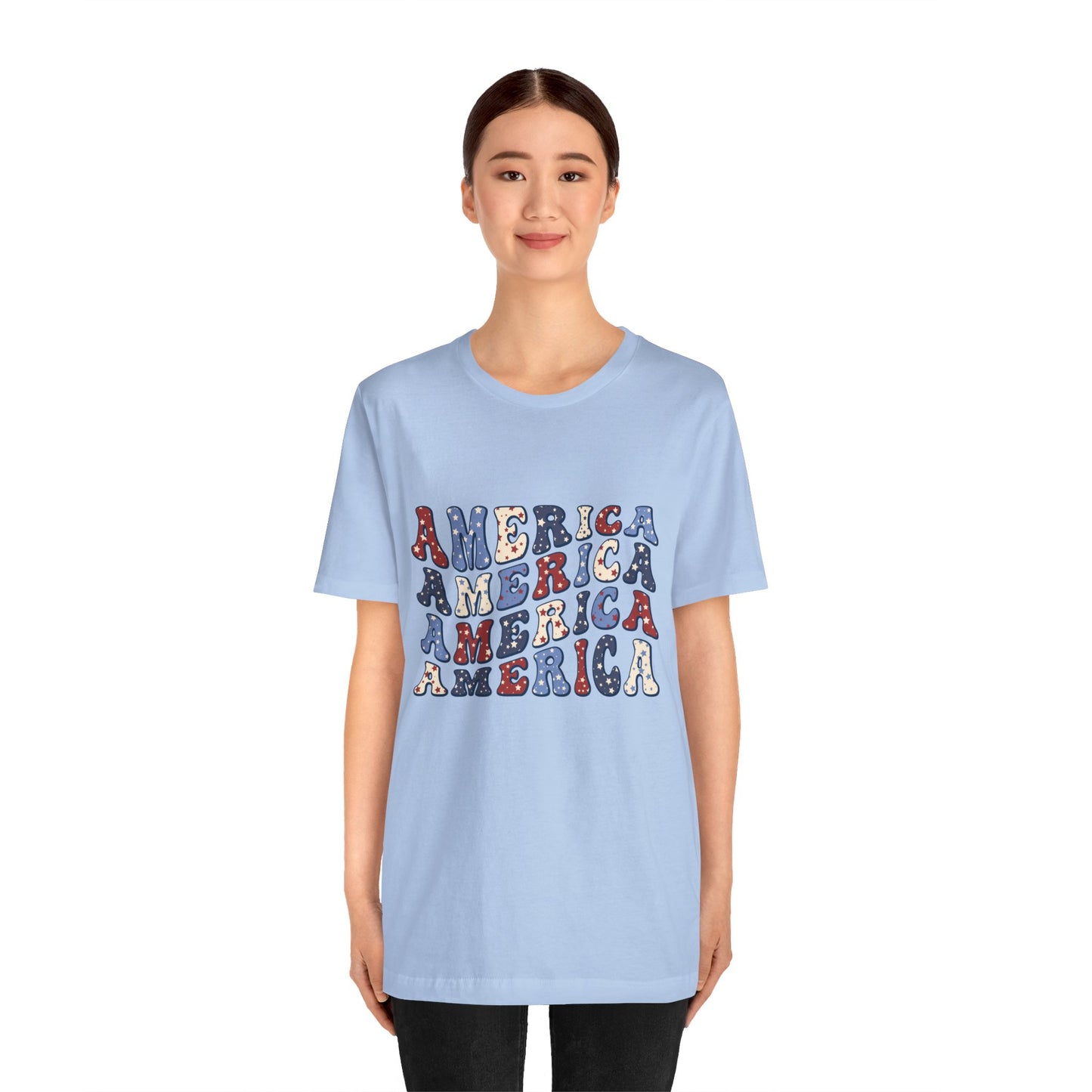 America America Unisex Jersey Short Sleeve Tee