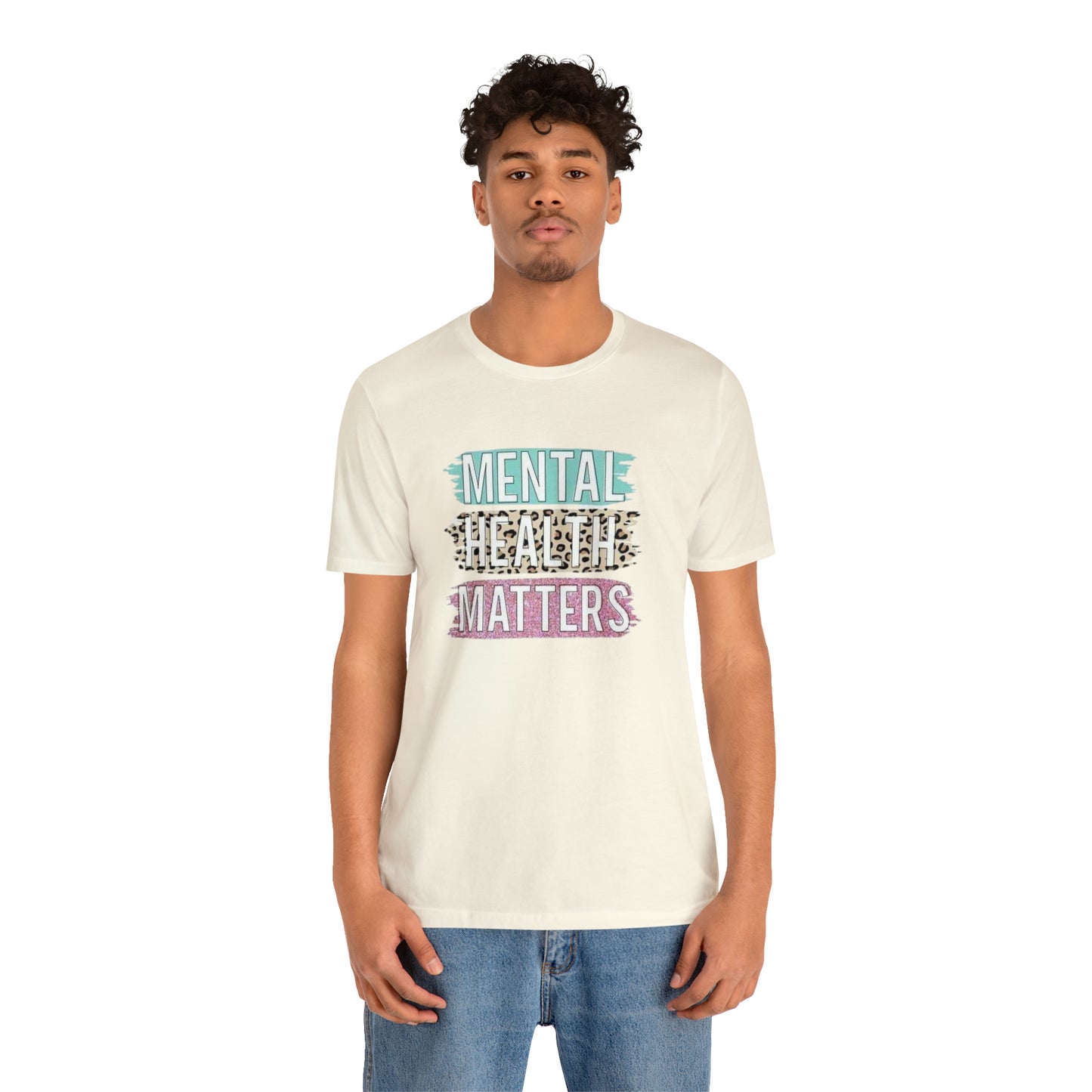 Mental Health Matters Unisex Jersey Short Sleeve Tee