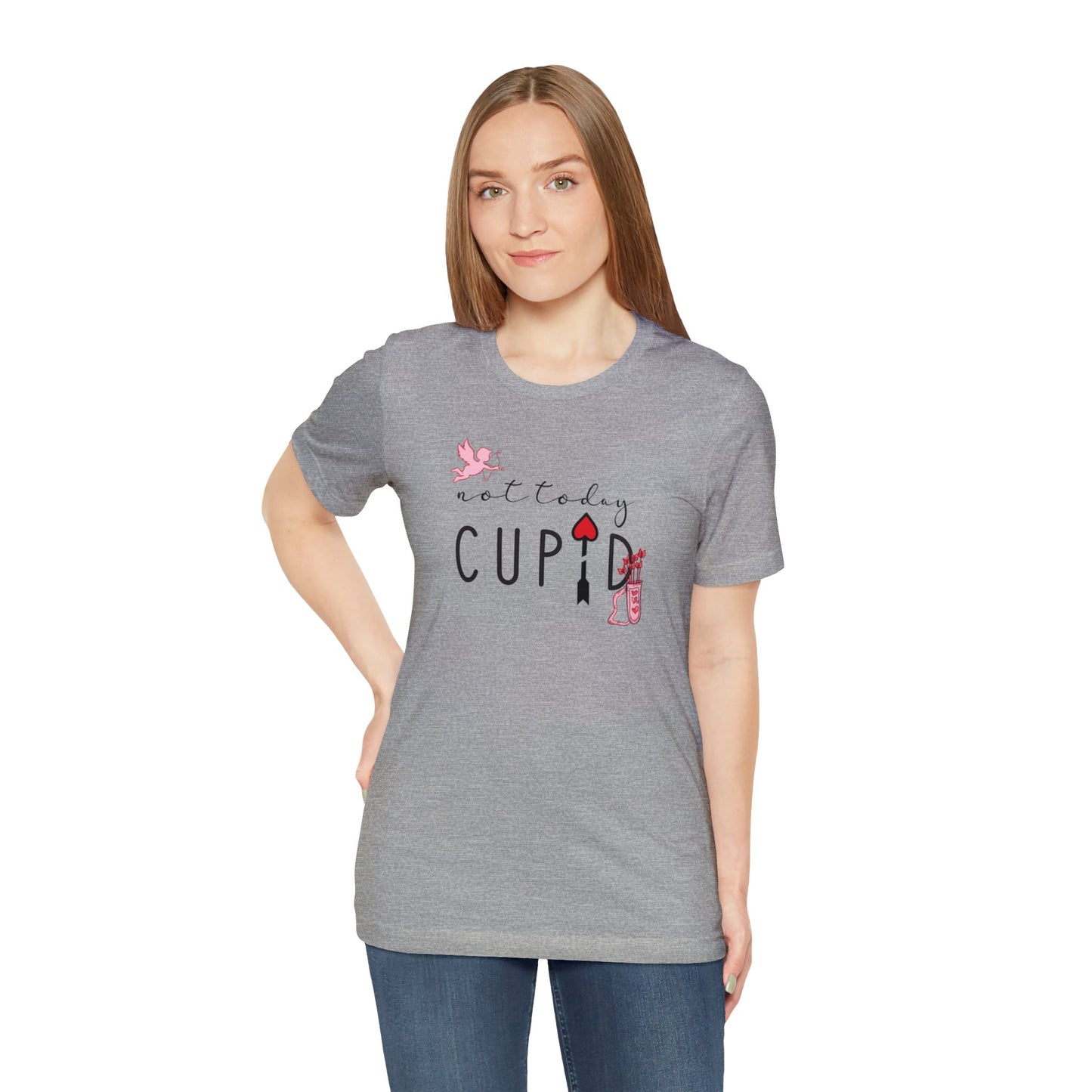 Not Today Cupid Unisex Jersey Short Sleeve Tee