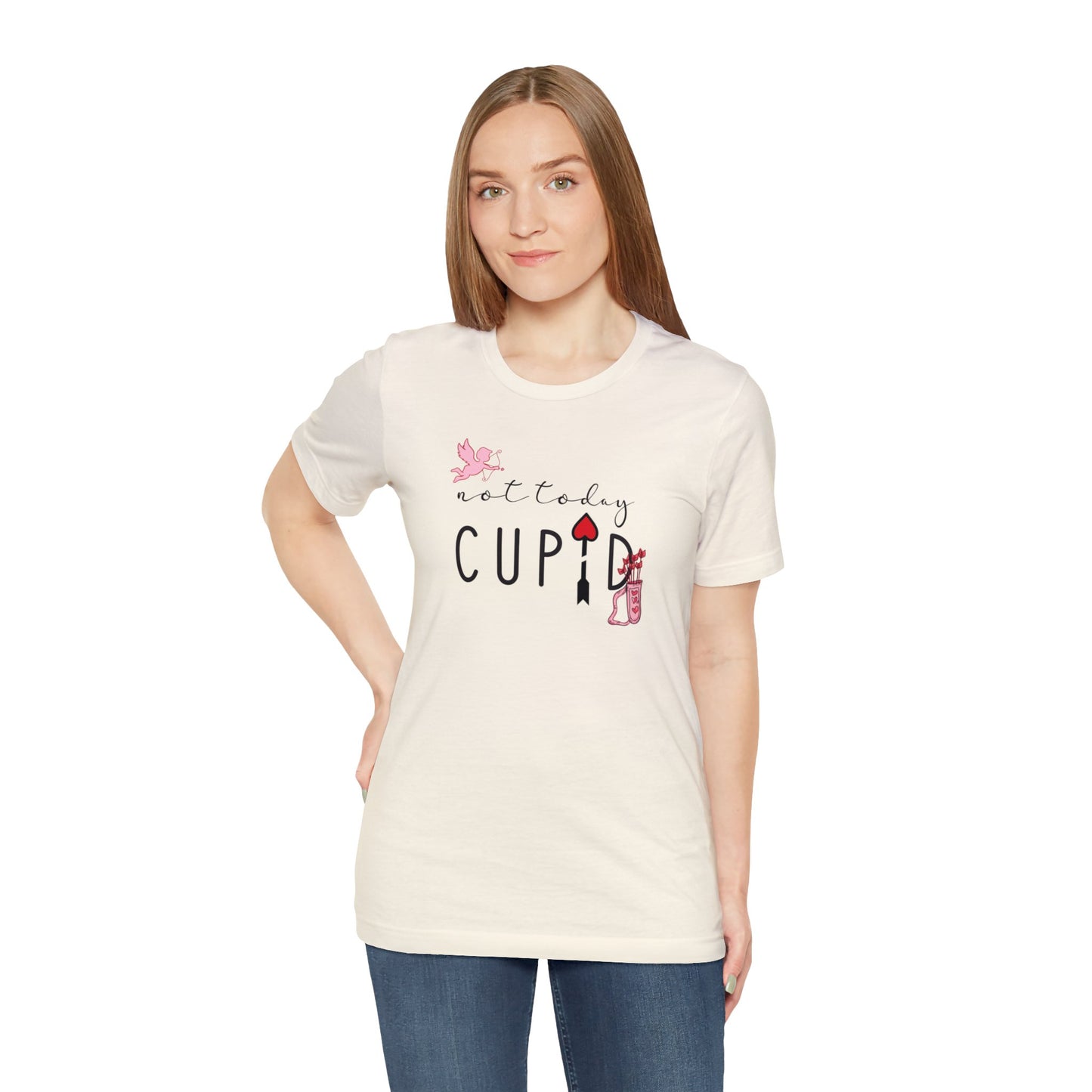 Not Today Cupid Unisex Jersey Short Sleeve Tee