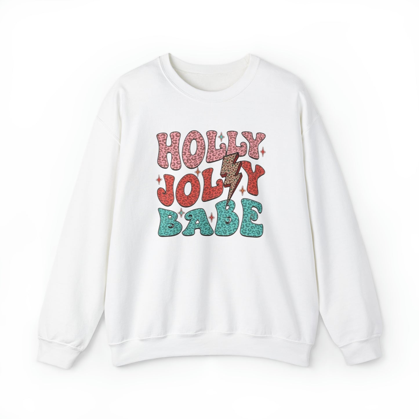 Holly Jolly Babe Unisex Heavy Blend™ Crewneck Sweatshirt