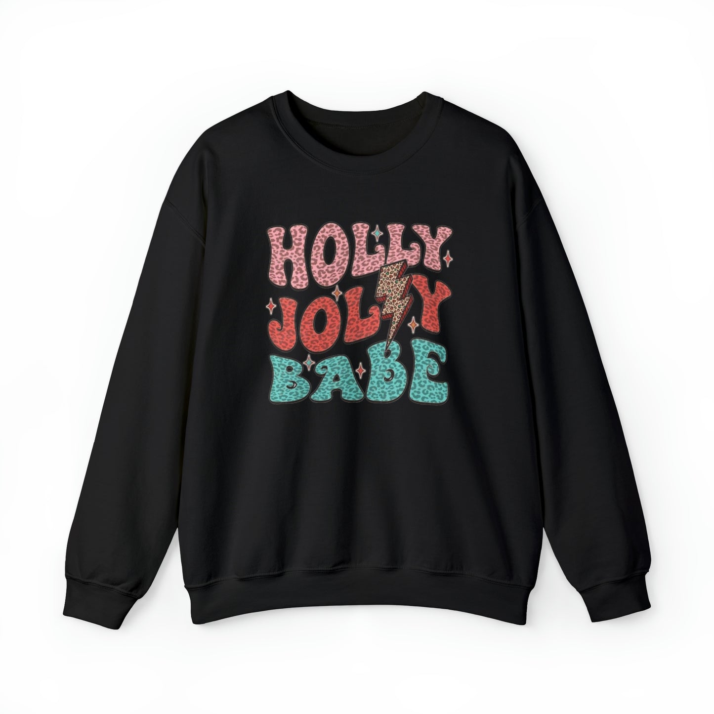 Holly Jolly Babe Unisex Heavy Blend™ Crewneck Sweatshirt