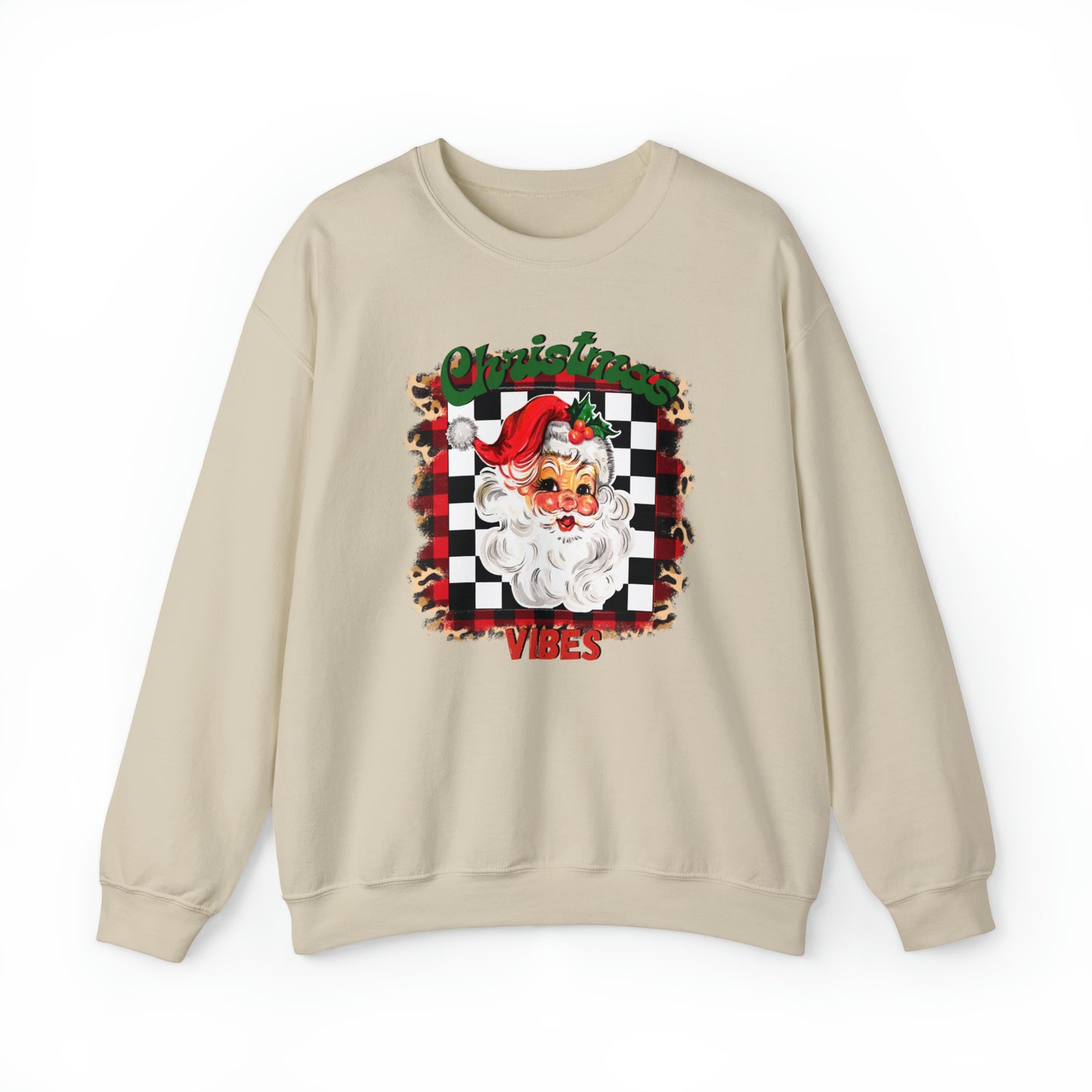 Christmas Vibes Santa Unisex Heavy Blend™ Crewneck Sweatshirt