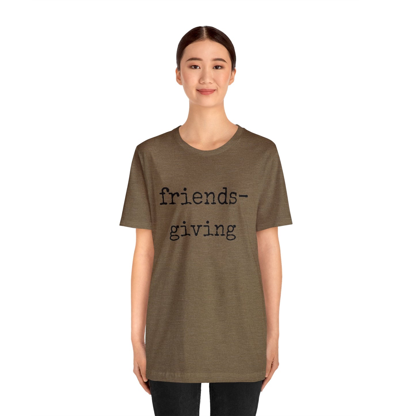 Friendsgiving Unisex Jersey Short Sleeve Tee