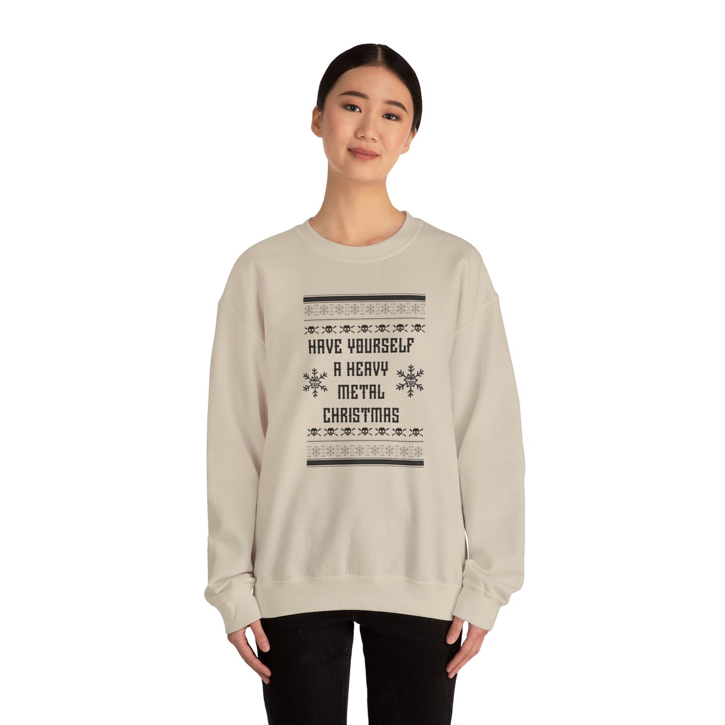 Have Yourself A Heavy Metal Christmas Unisex Heavy Blend™ Crewneck Sweatshirt