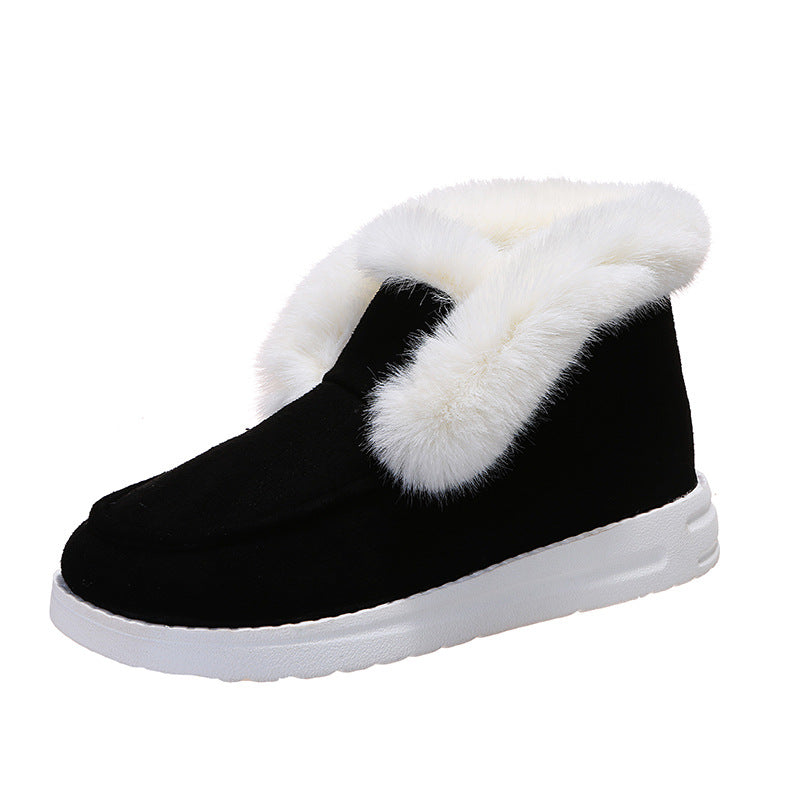 Cute Warm Women's Ankle Snow Boots