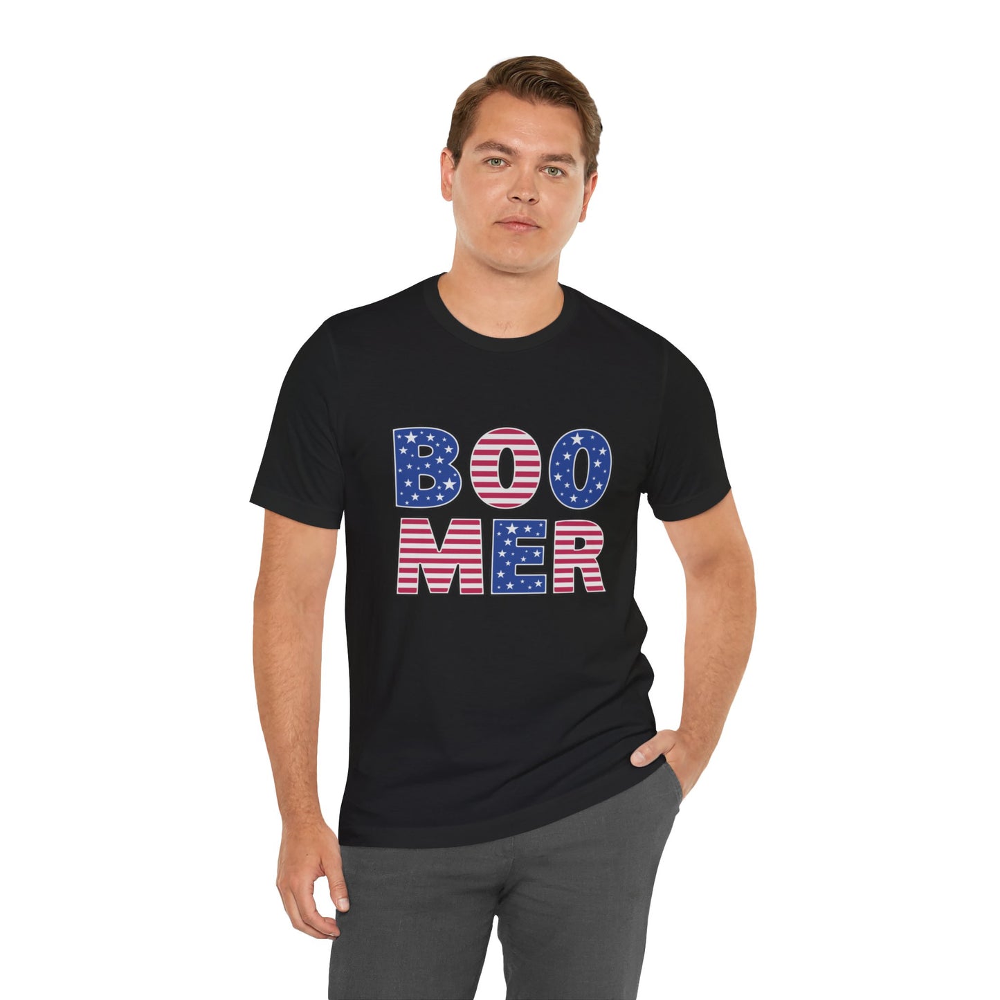 Patriotic Boomer Unisex Jersey Short Sleeve Tee