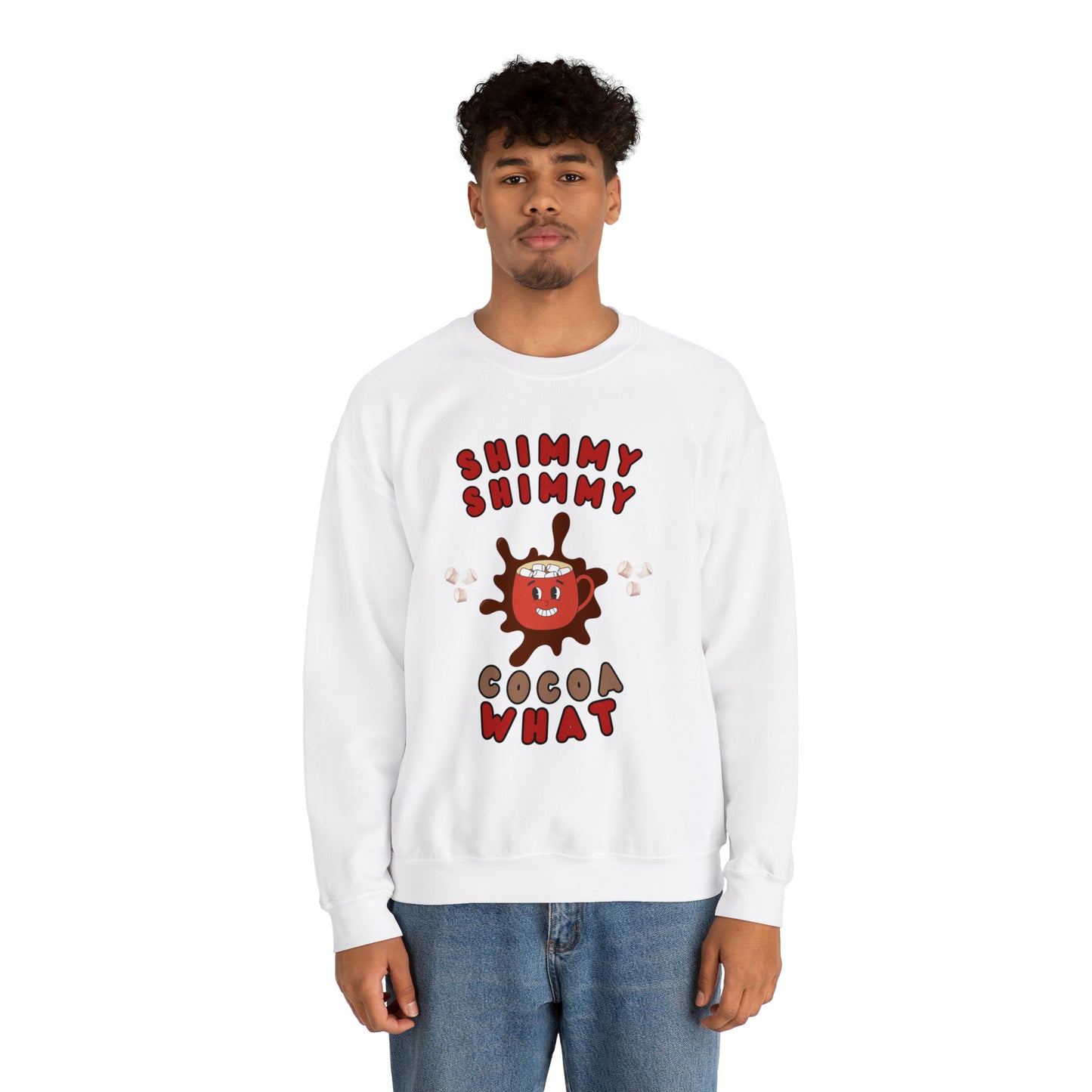 Shimmy Shimmy CoCoa What Unisex Heavy Blend™ Crewneck Sweatshirt